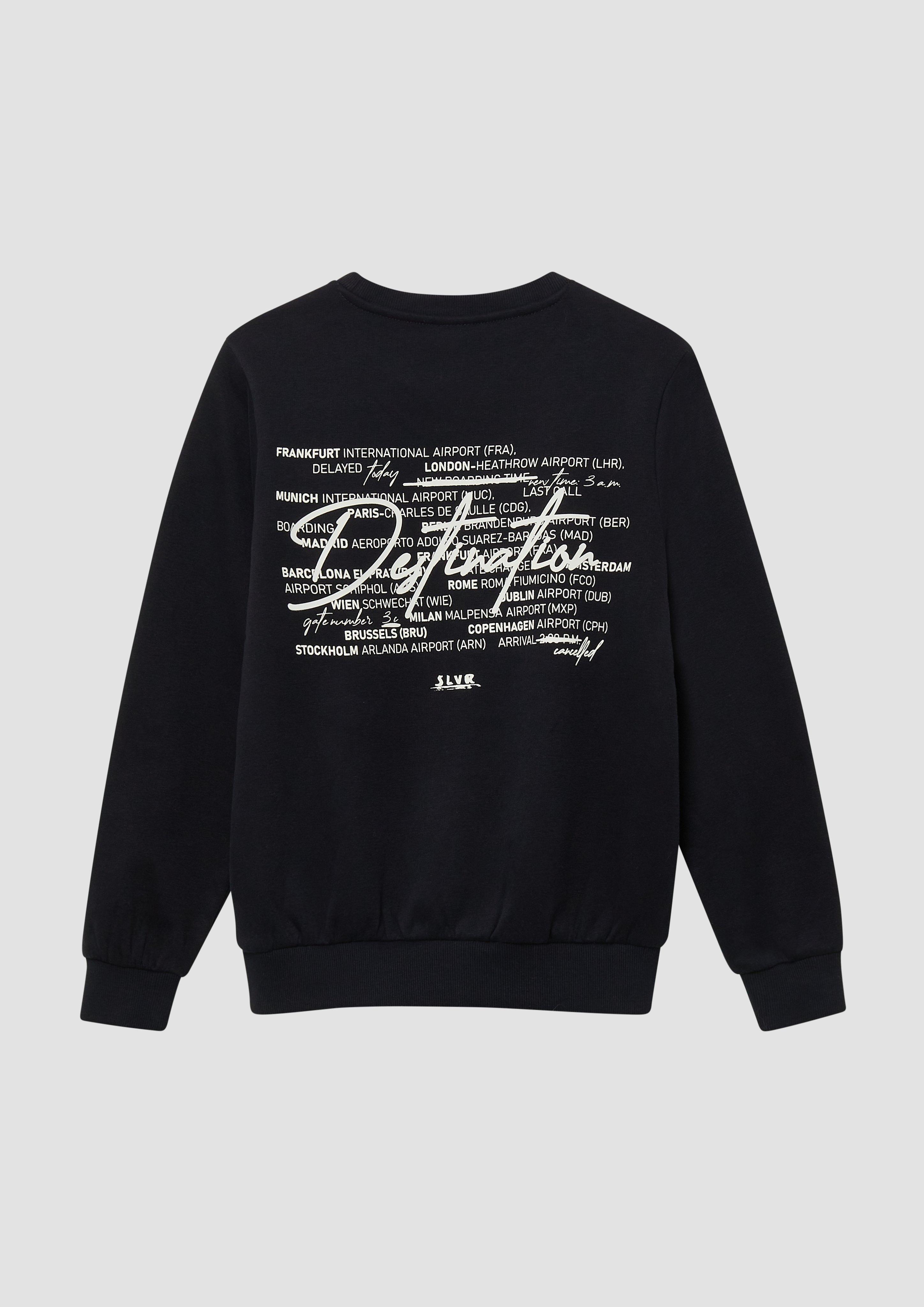 Sweatshirt in 9999 & 8844