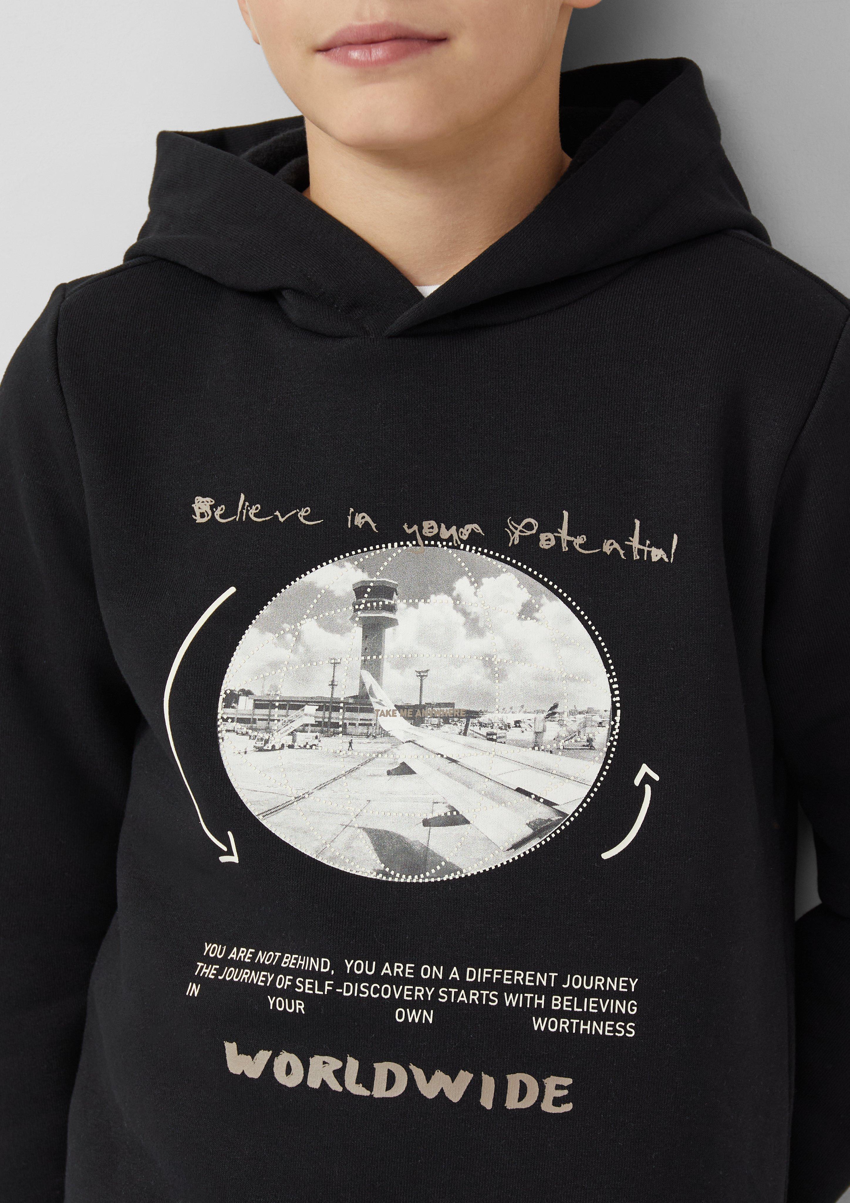 Sweatshirt in 9999 & 8844