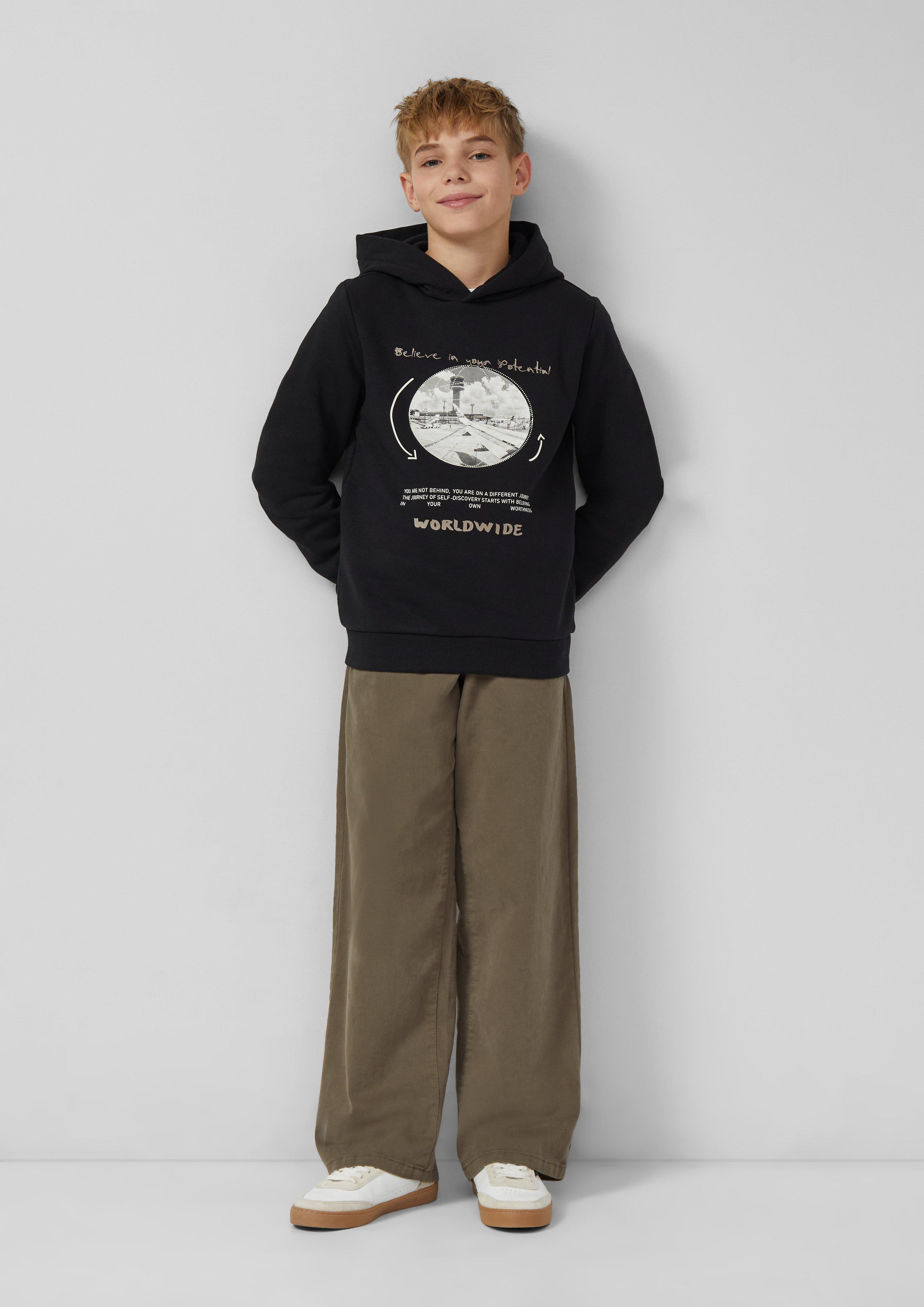 Sweatshirt in 9999 & 8844