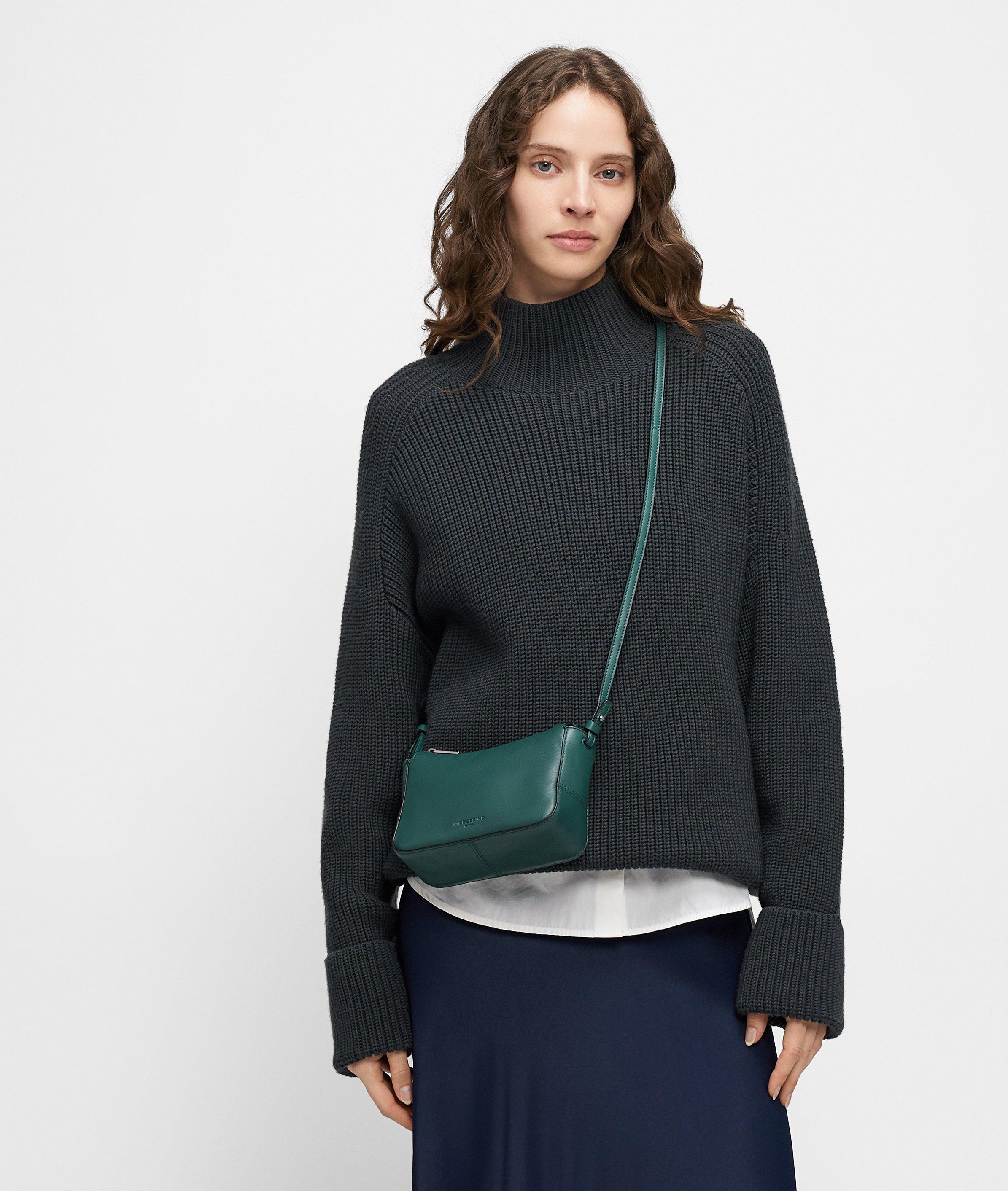 Sky II Kruisbody XS in petrol, rood, zwart & beige