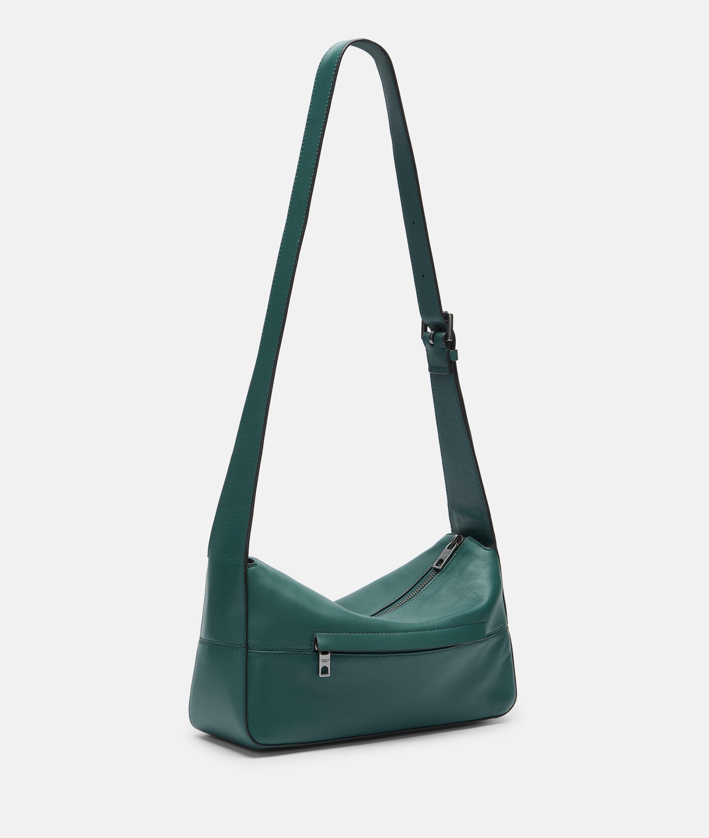 Sky II Hobo S in petrol, schwarz & beige