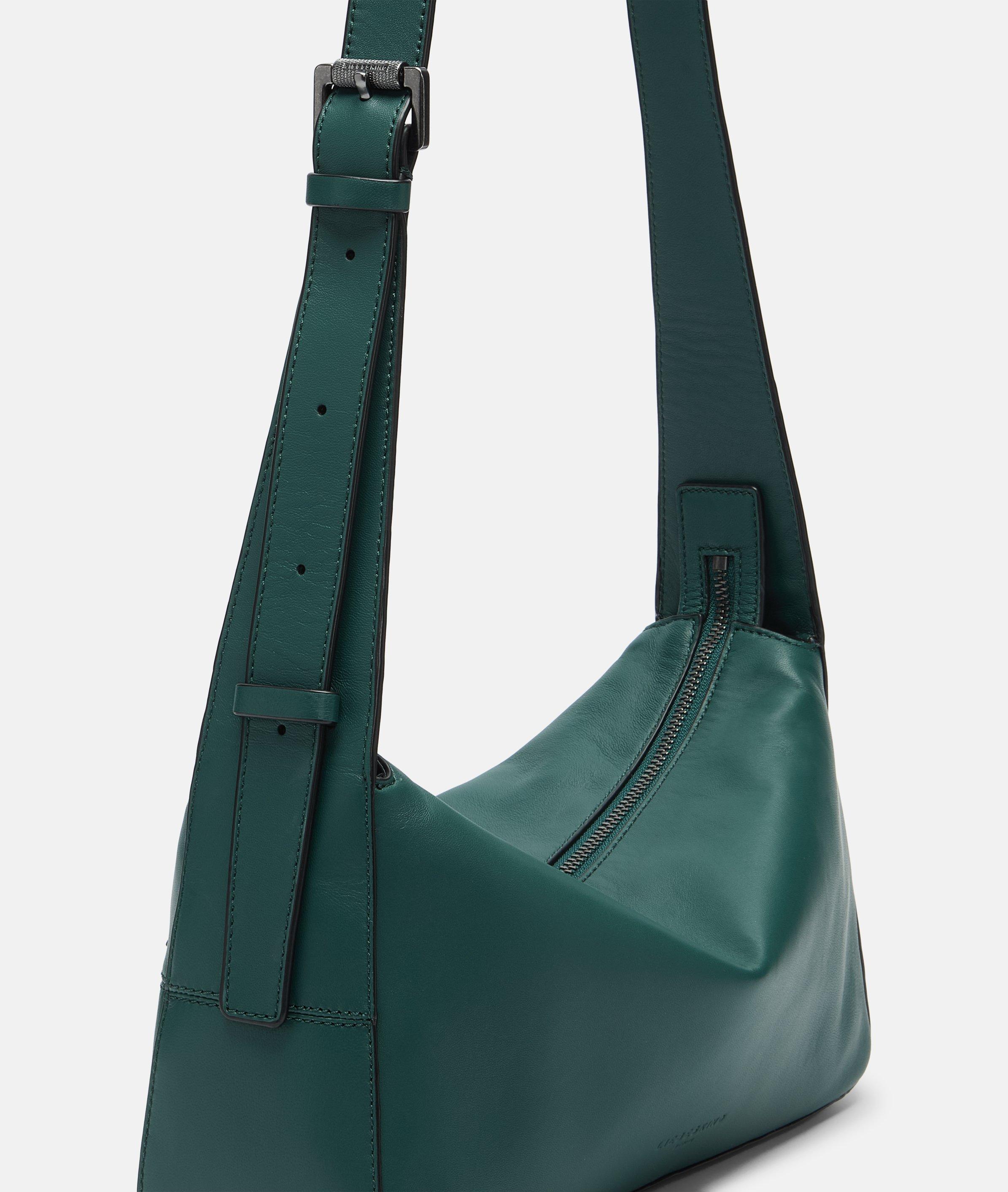 Sky II Hobo S in petrol, schwarz & beige