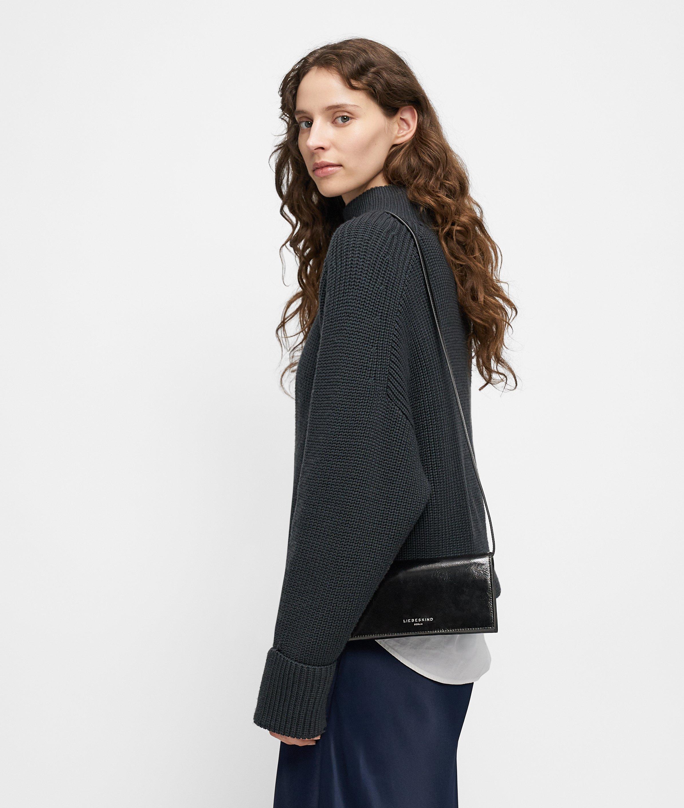 Kruisbody XS in zwart & beige