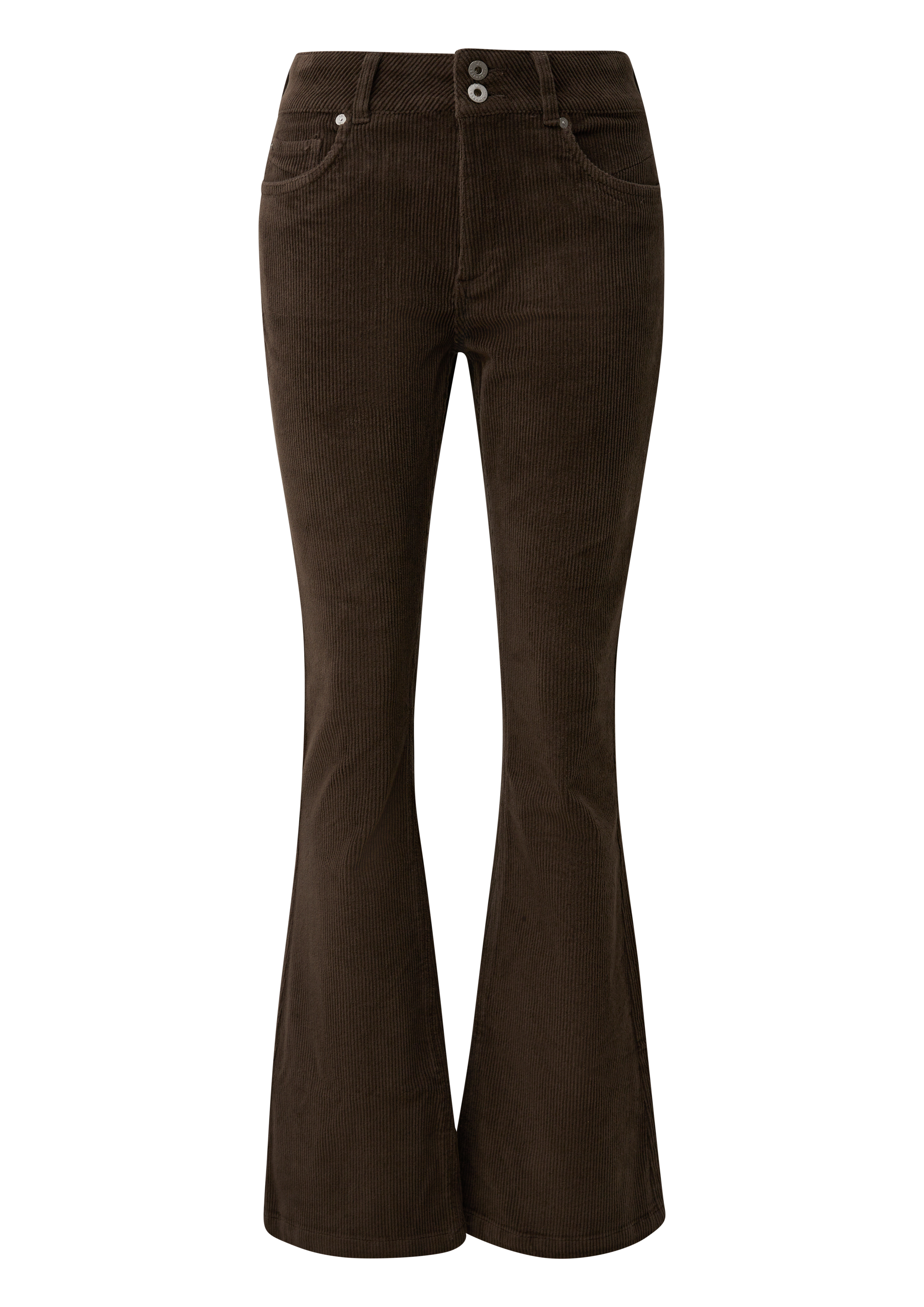 Corduroy broek met bootcut pijp