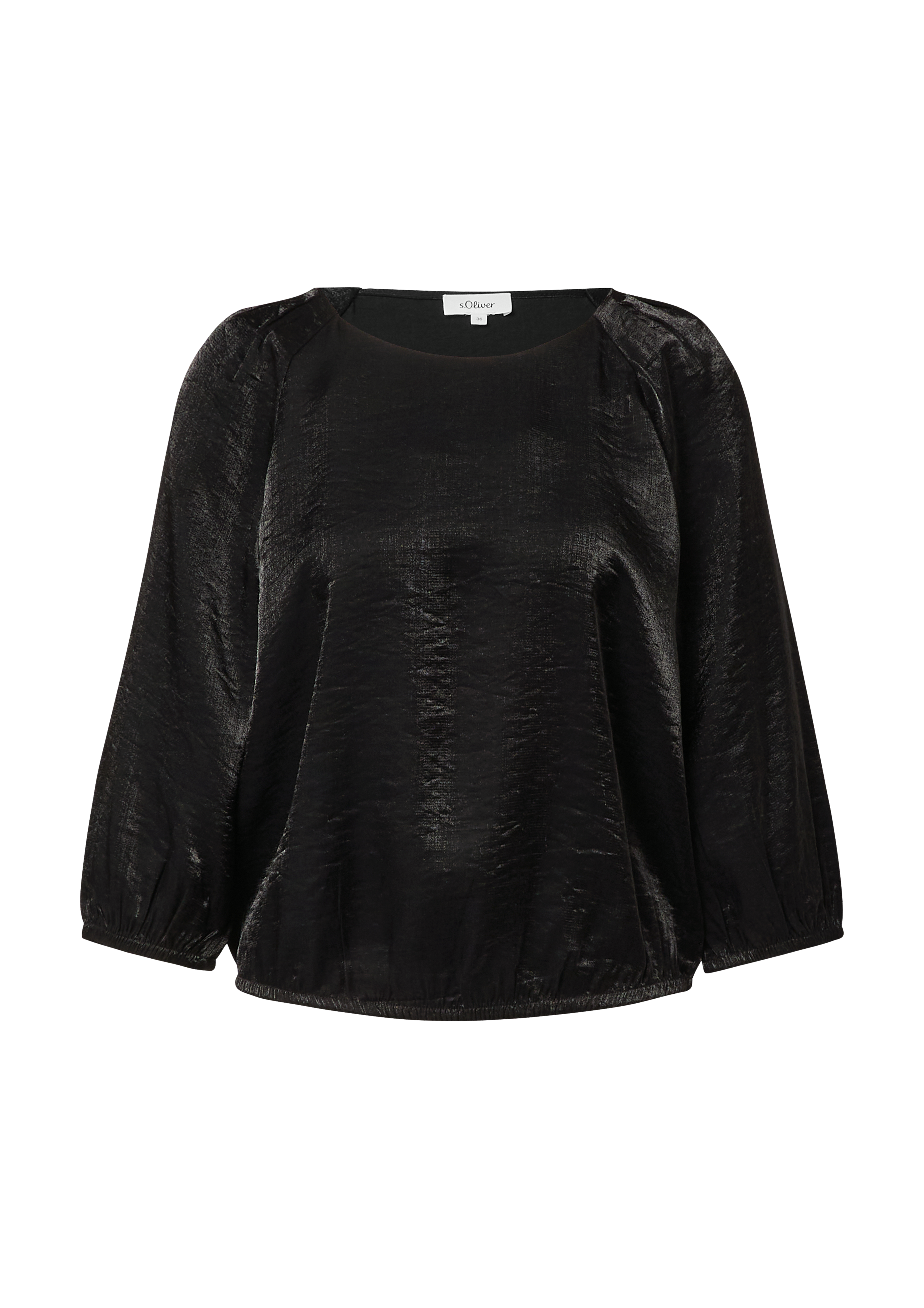 Glimmende O-vormige blouse