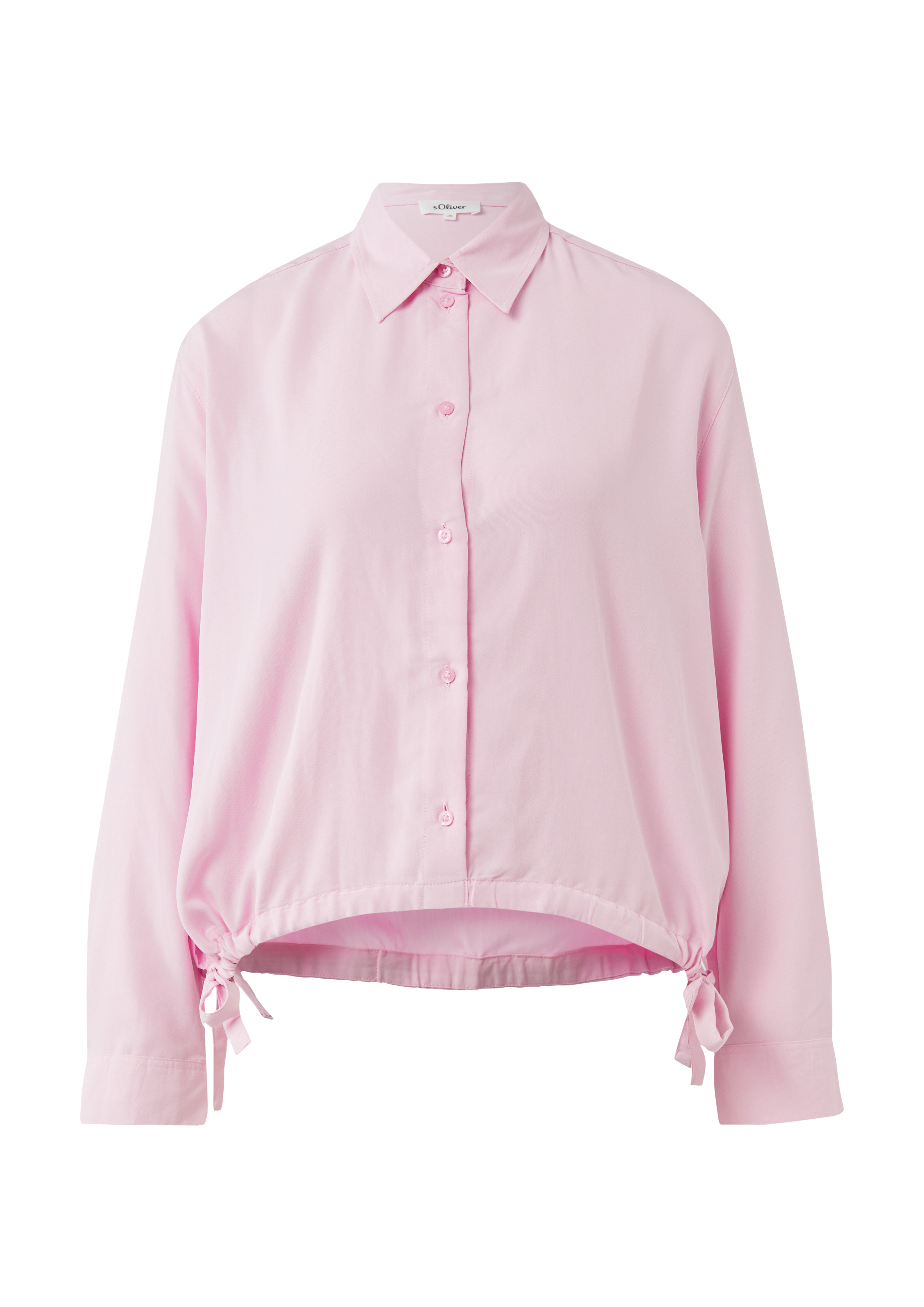 Vloeiende blouse met strikdetail