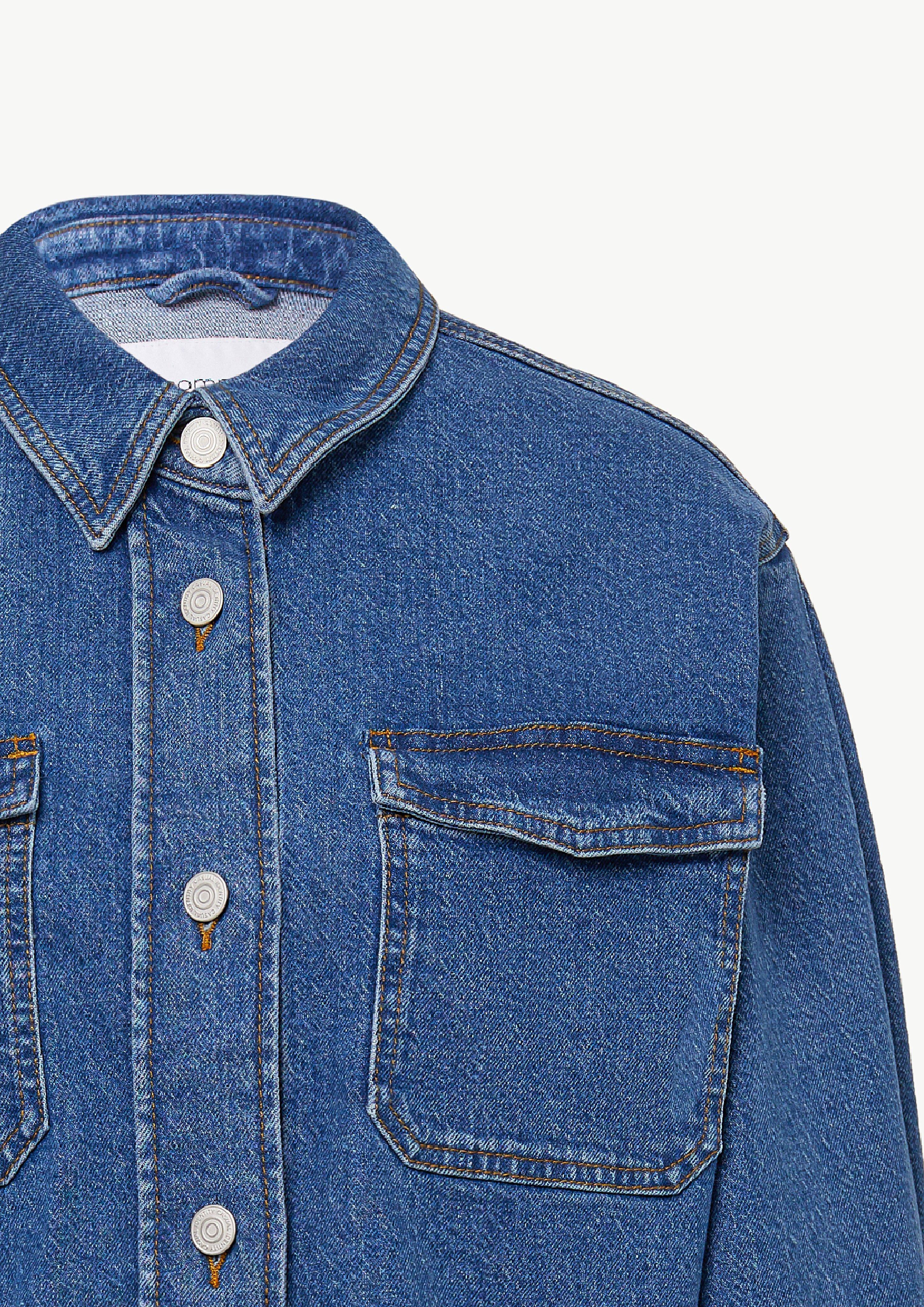 Casual denim overshirt - Blue | SCAYLE