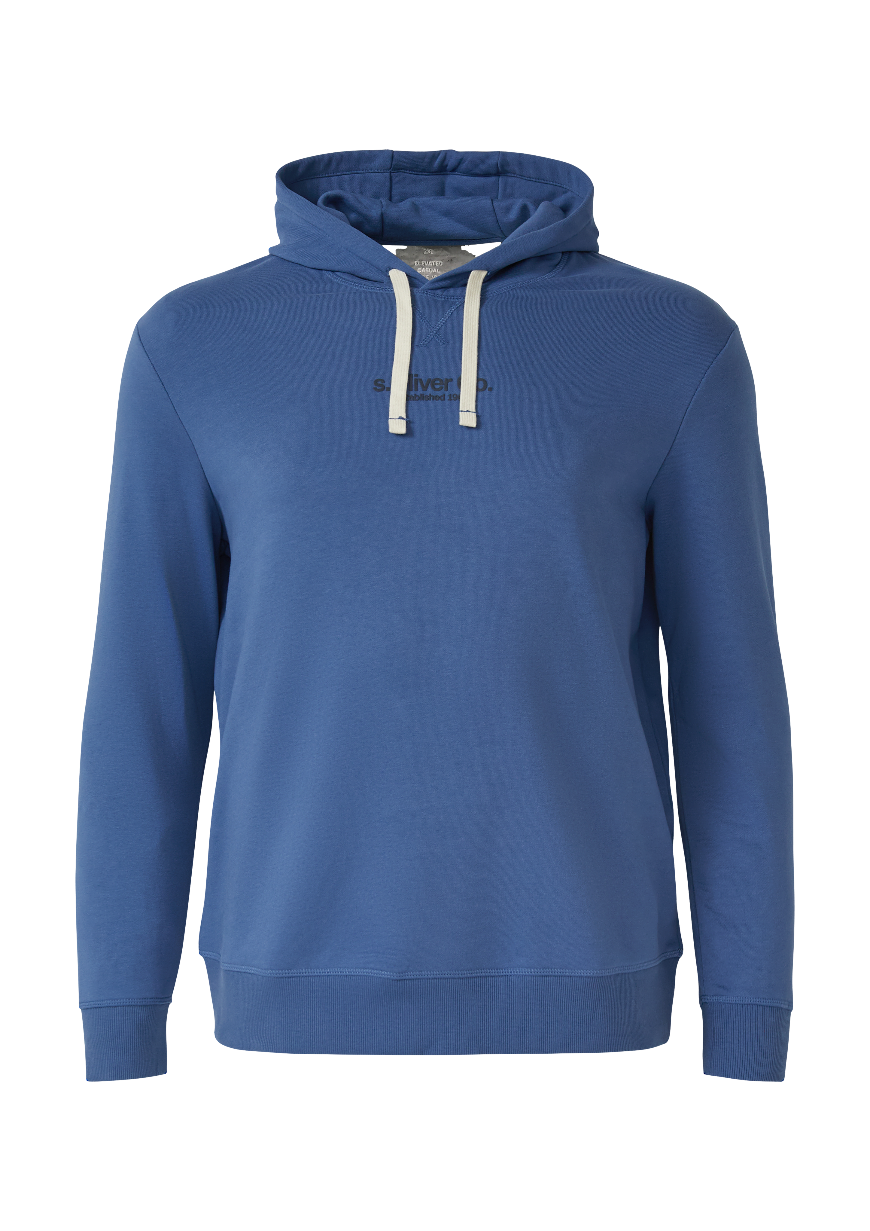 Capuchon van katoenmix met logoprint