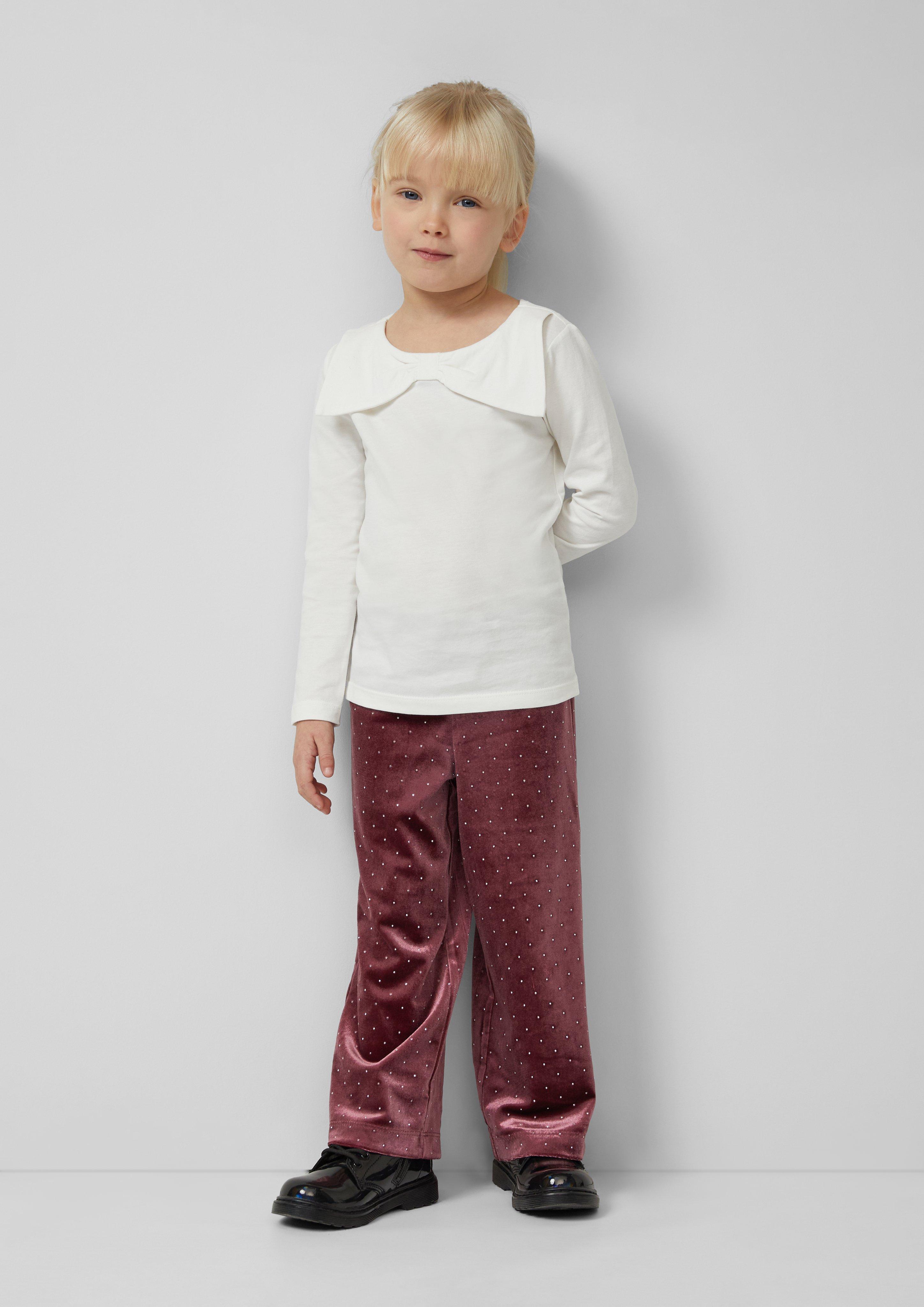 Geribde longsleeve in 0210 & 4511