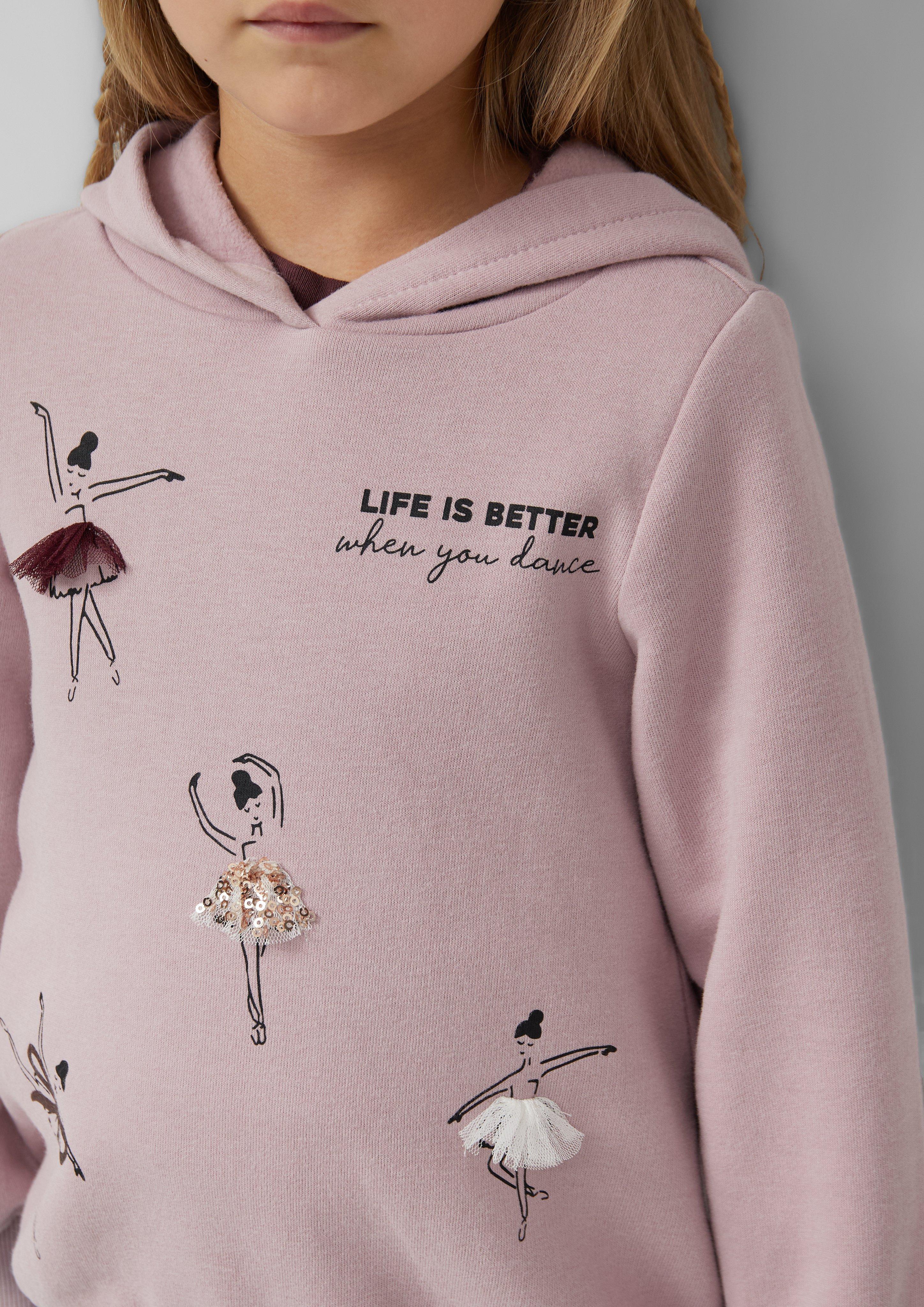 Sweatshirt in 4511 & 0406