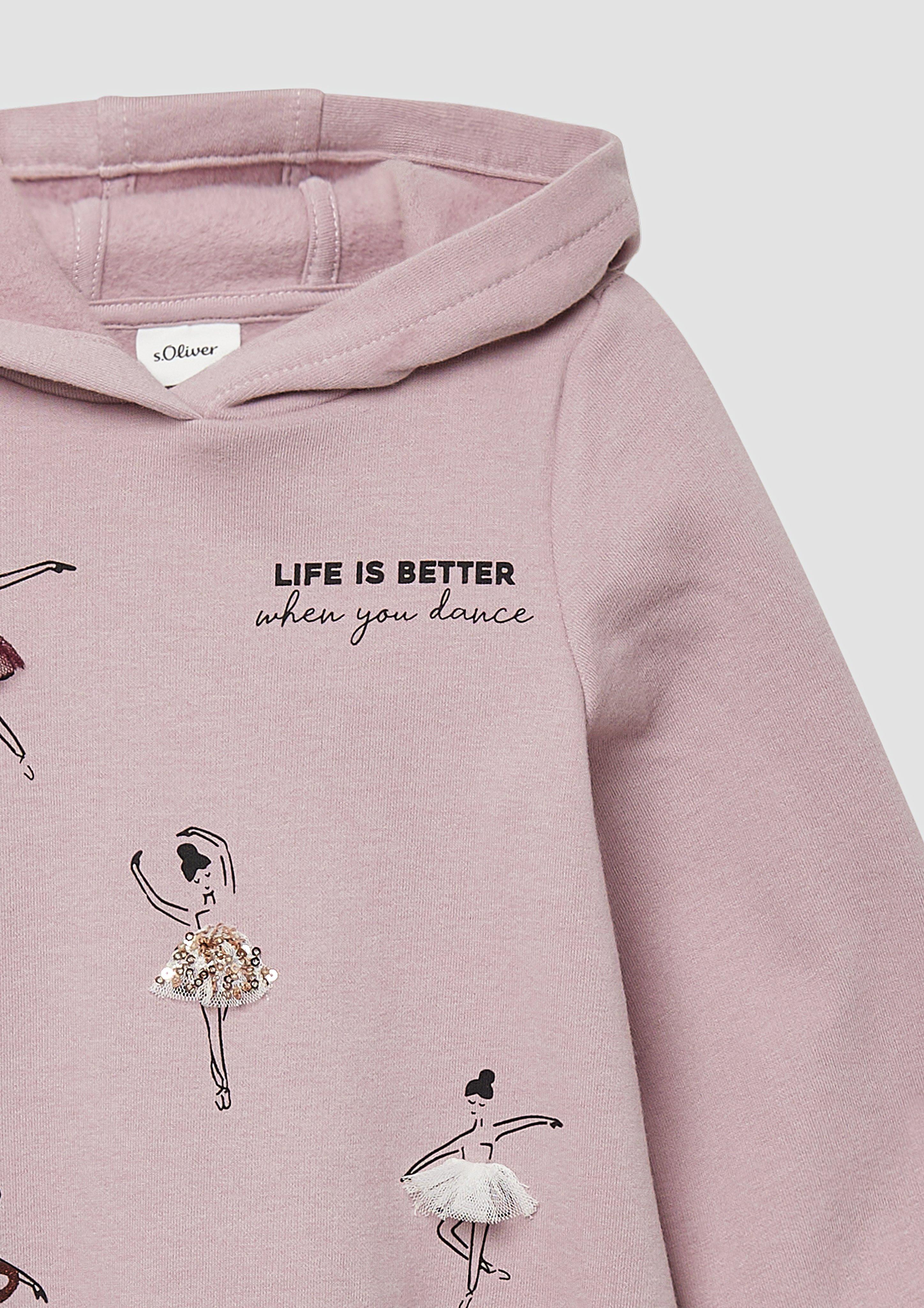 Sweatshirt in 4511 & 0406