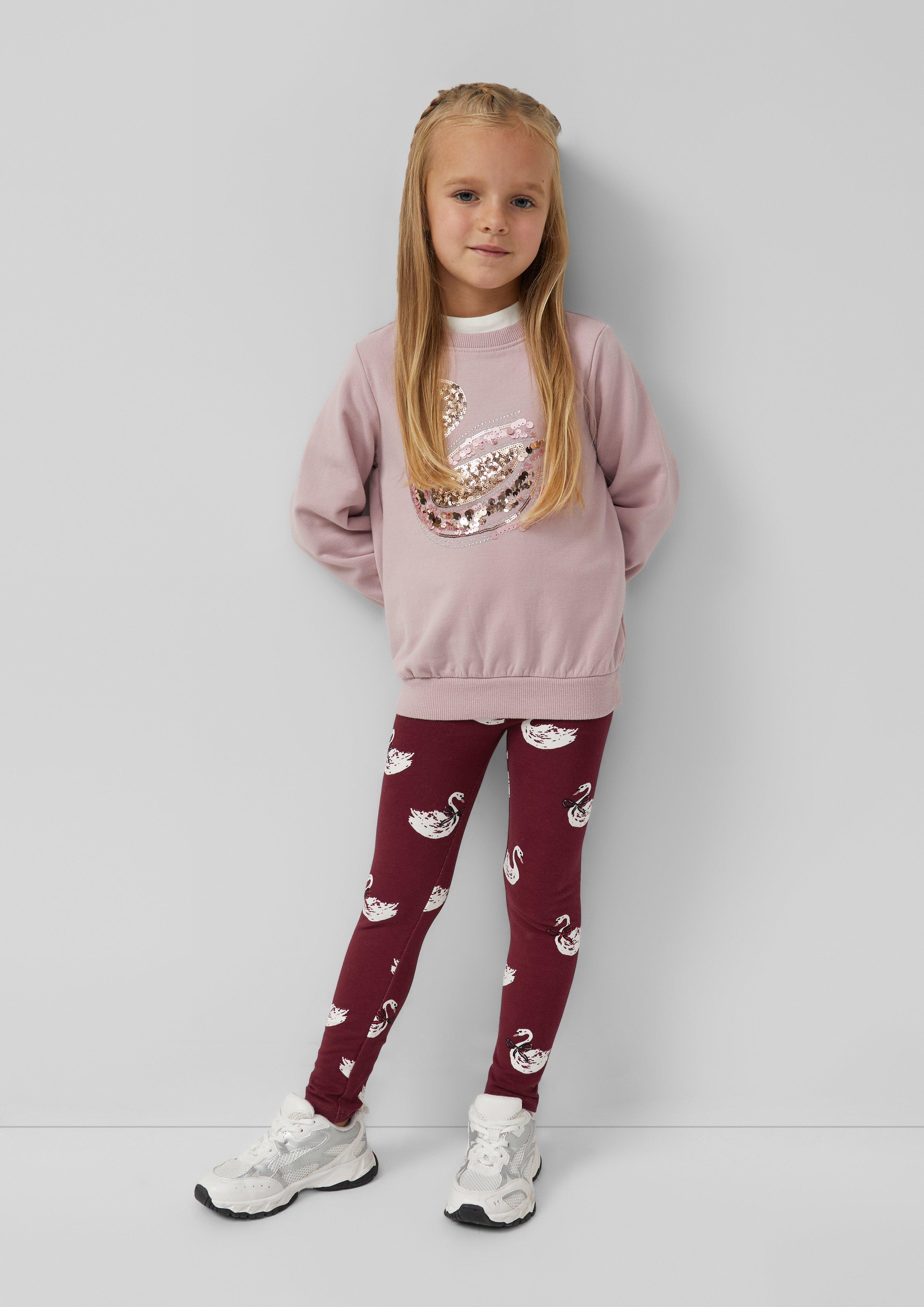 Leggings aus Baumwollstretch in 49A1 & 59A1