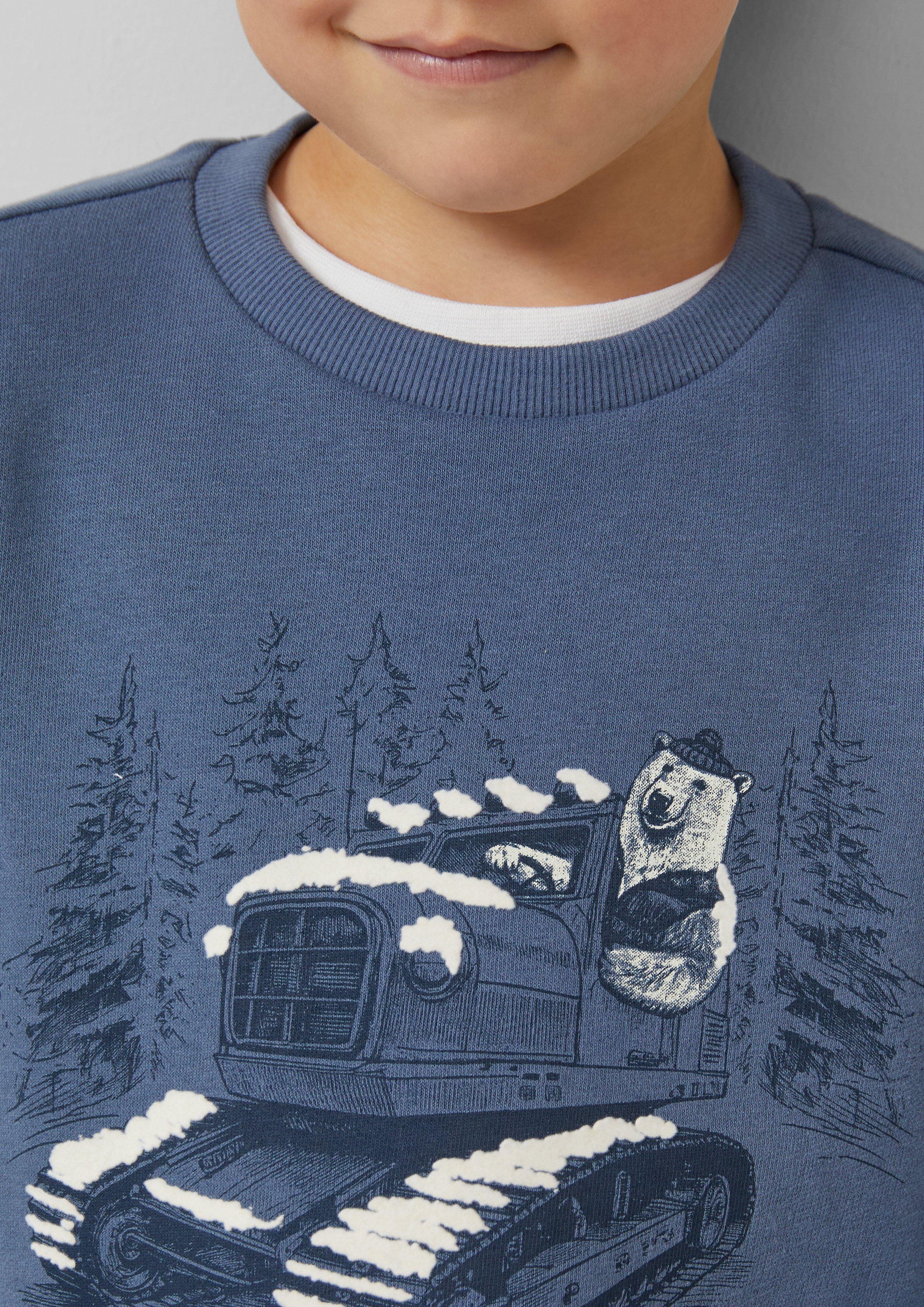 Sweat-shirt in 5544 & 8844