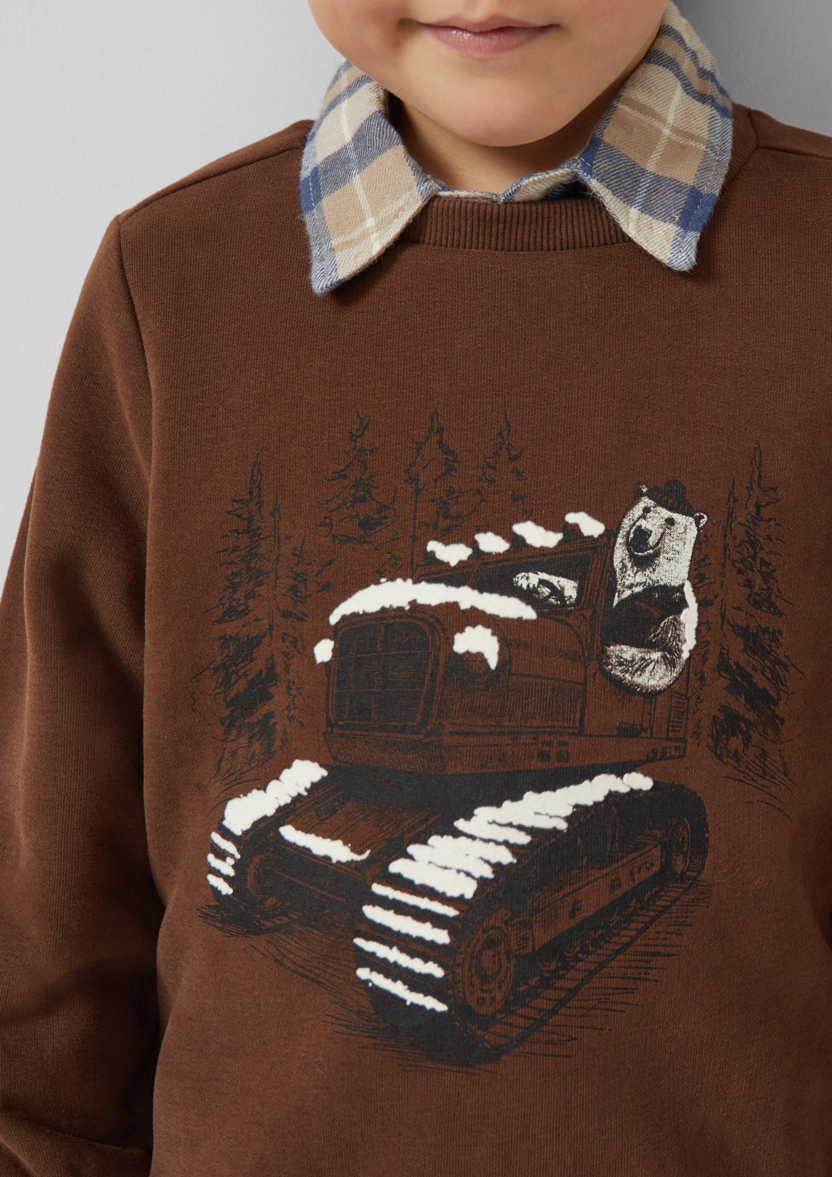 Sweatshirt in 8844 & 5544