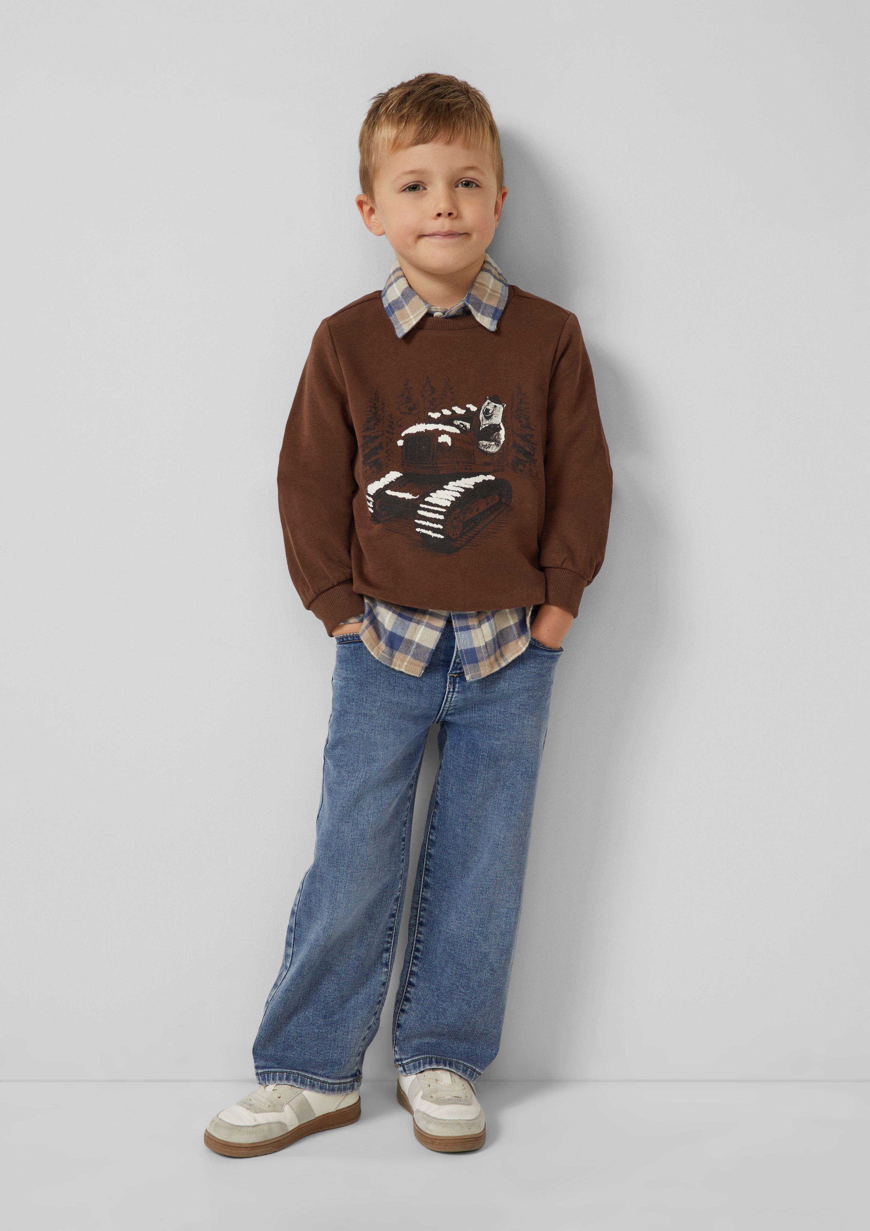 Sweatshirt in 8844 & 5544