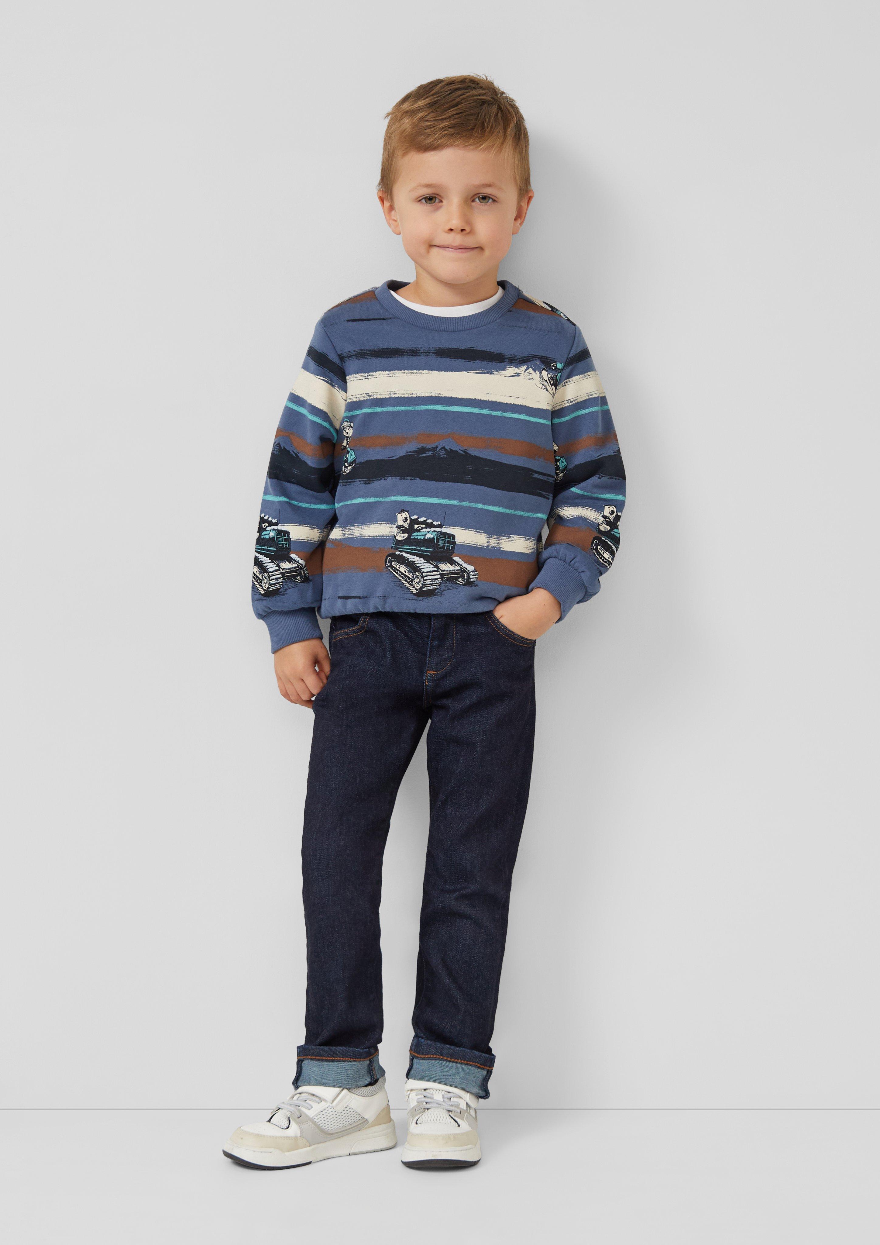 Sweatshirt in 55A1 & 84A2