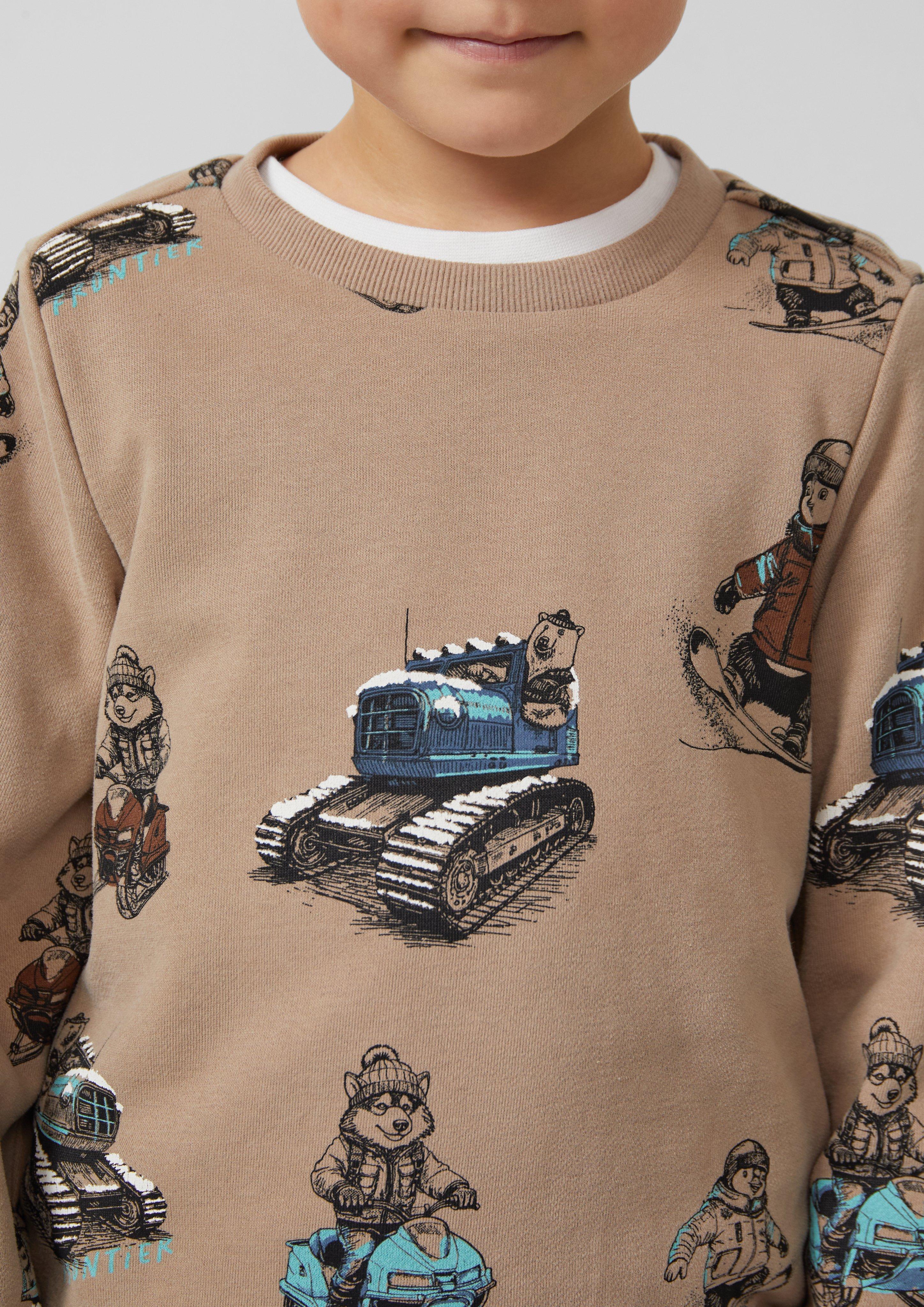 Sweat-shirt in 84A2 & 55A1