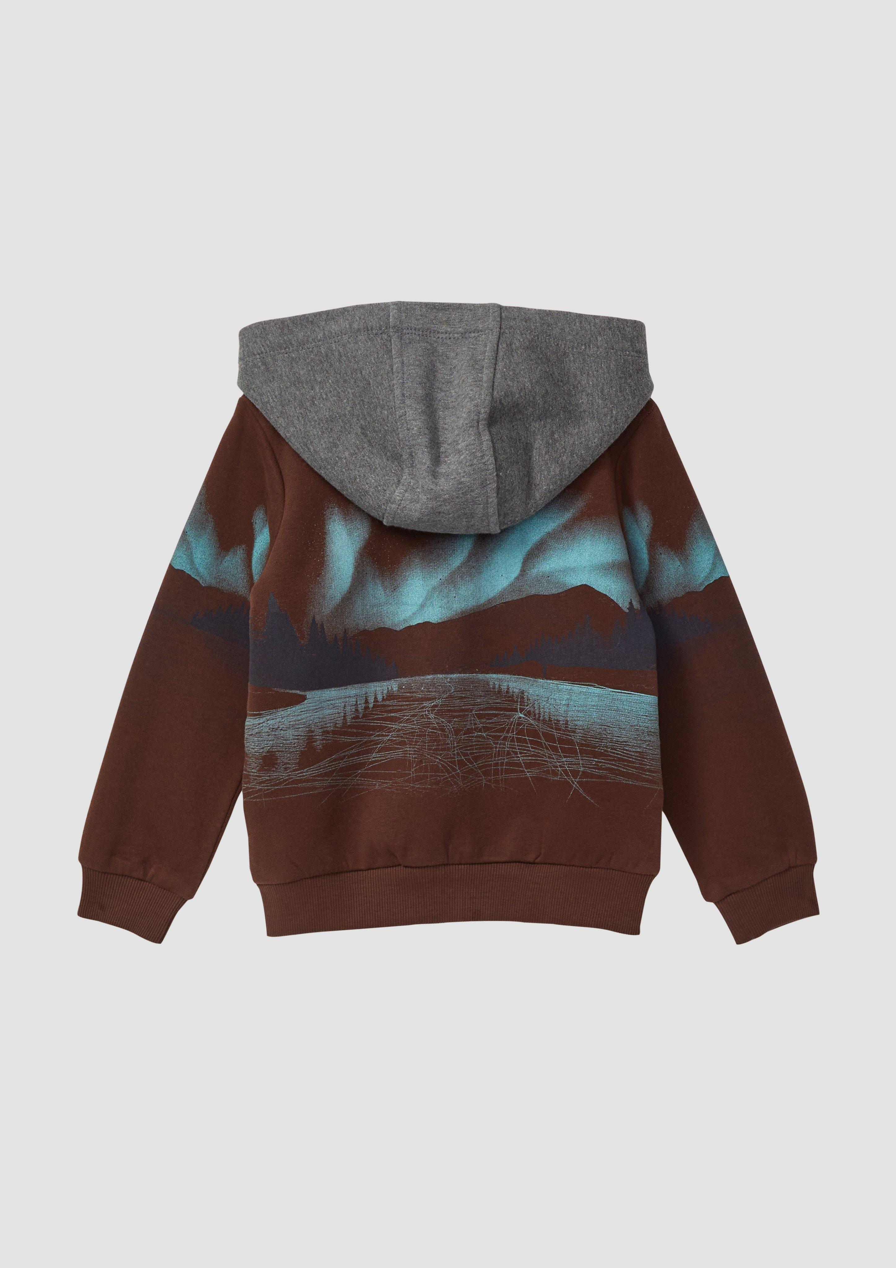 Sweatshirt Jas in 8844