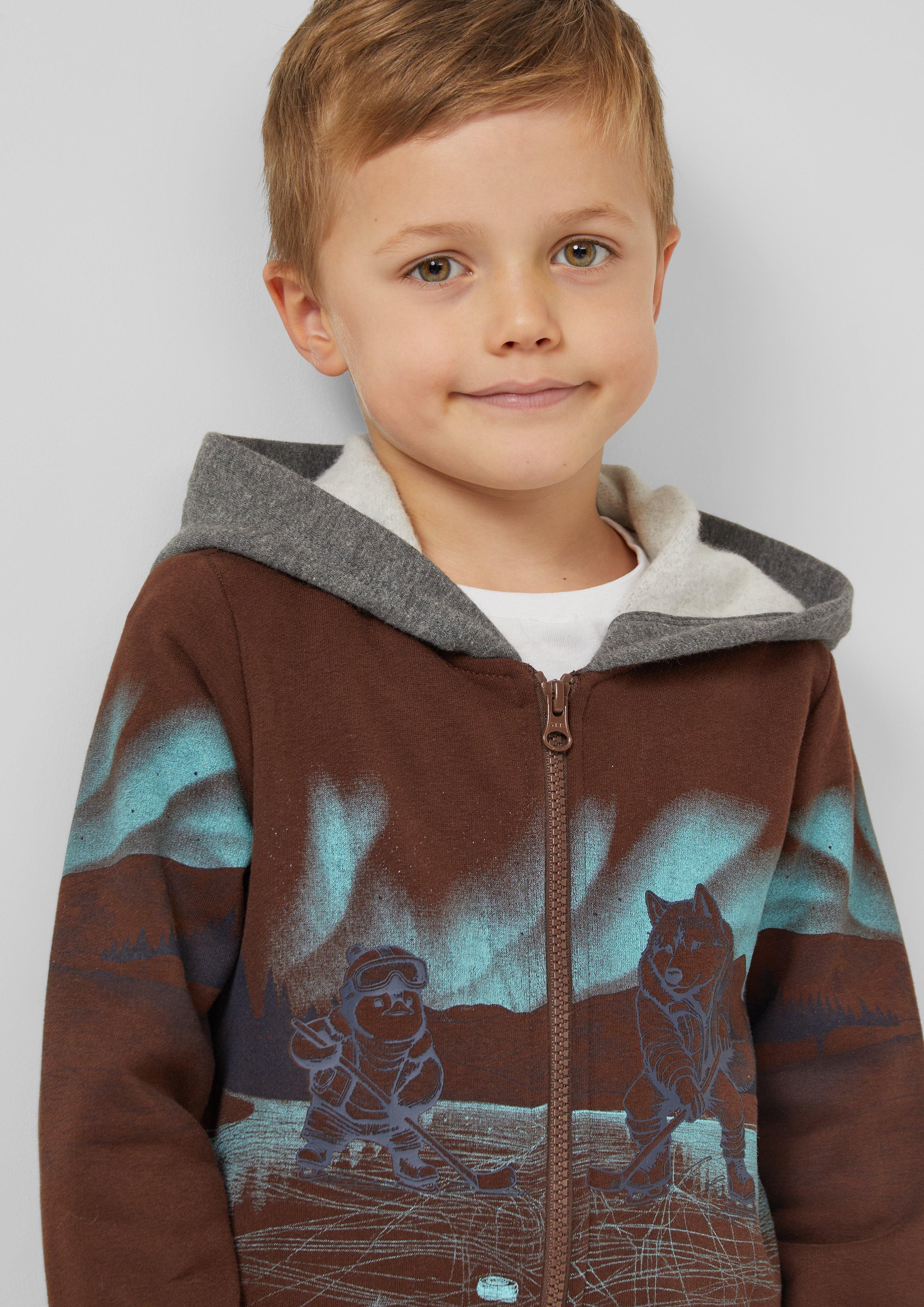 Sweatshirt Jas in 8844