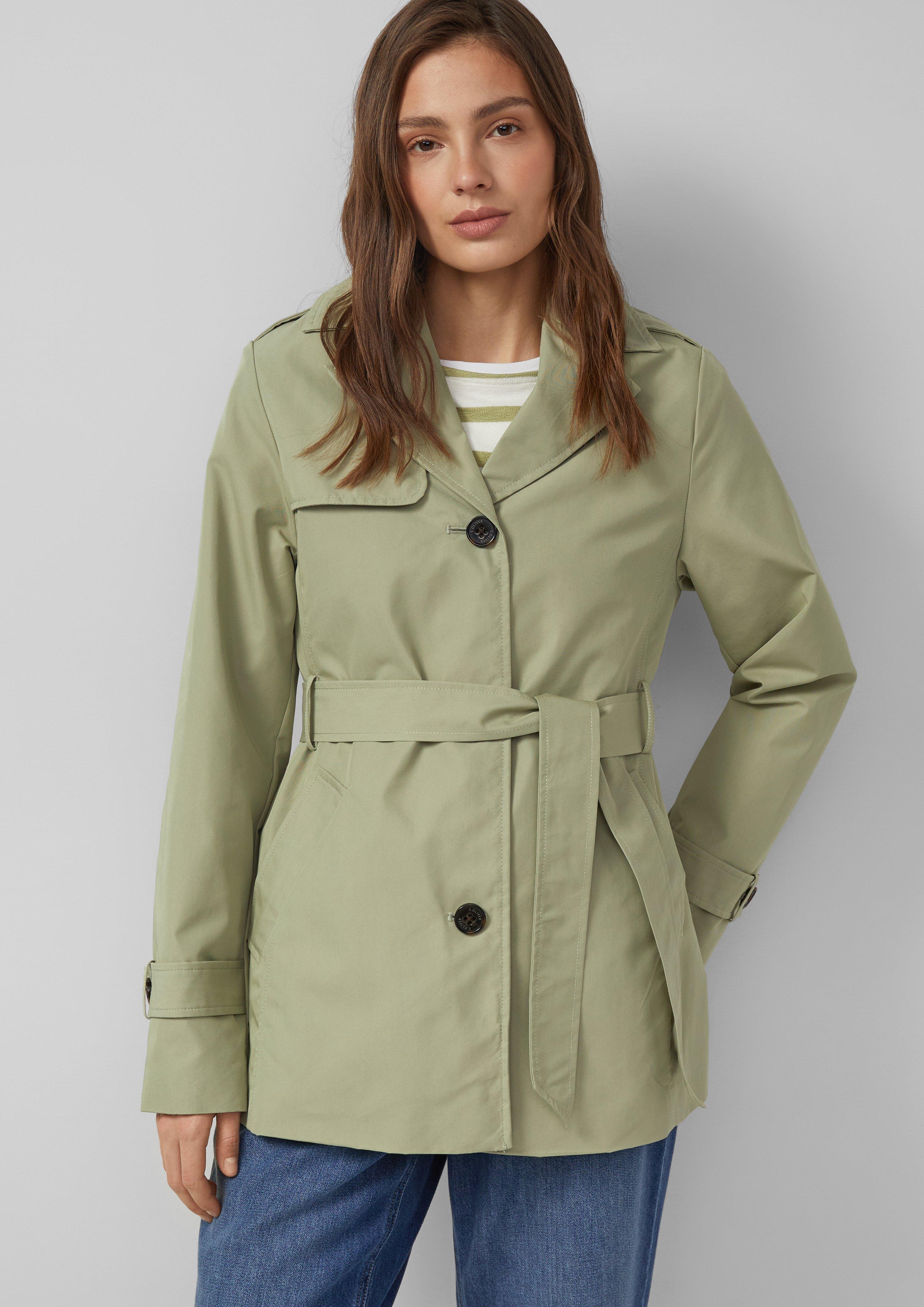 Thumbnail - Wasserabweisender Trenchcoat im Slim Fit