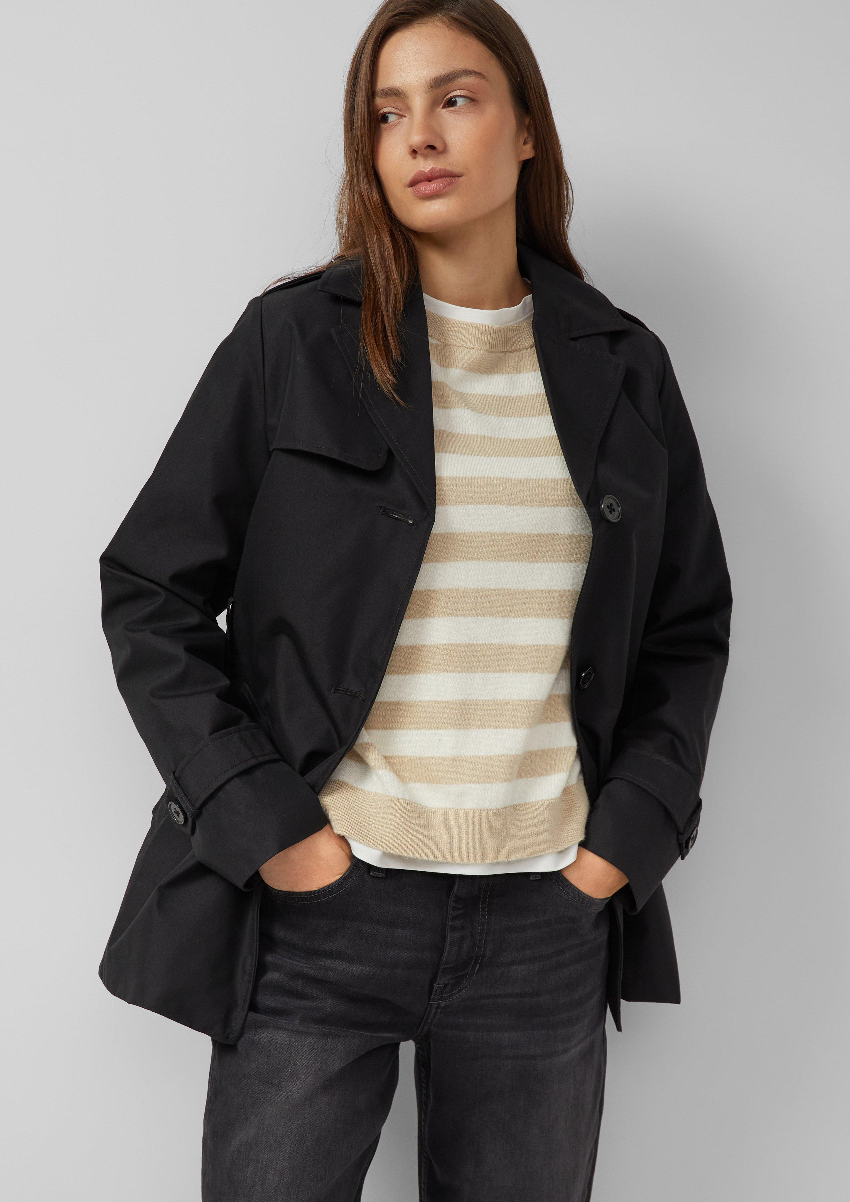 Thumbnail - Wasserabweisender Trenchcoat im Slim Fit