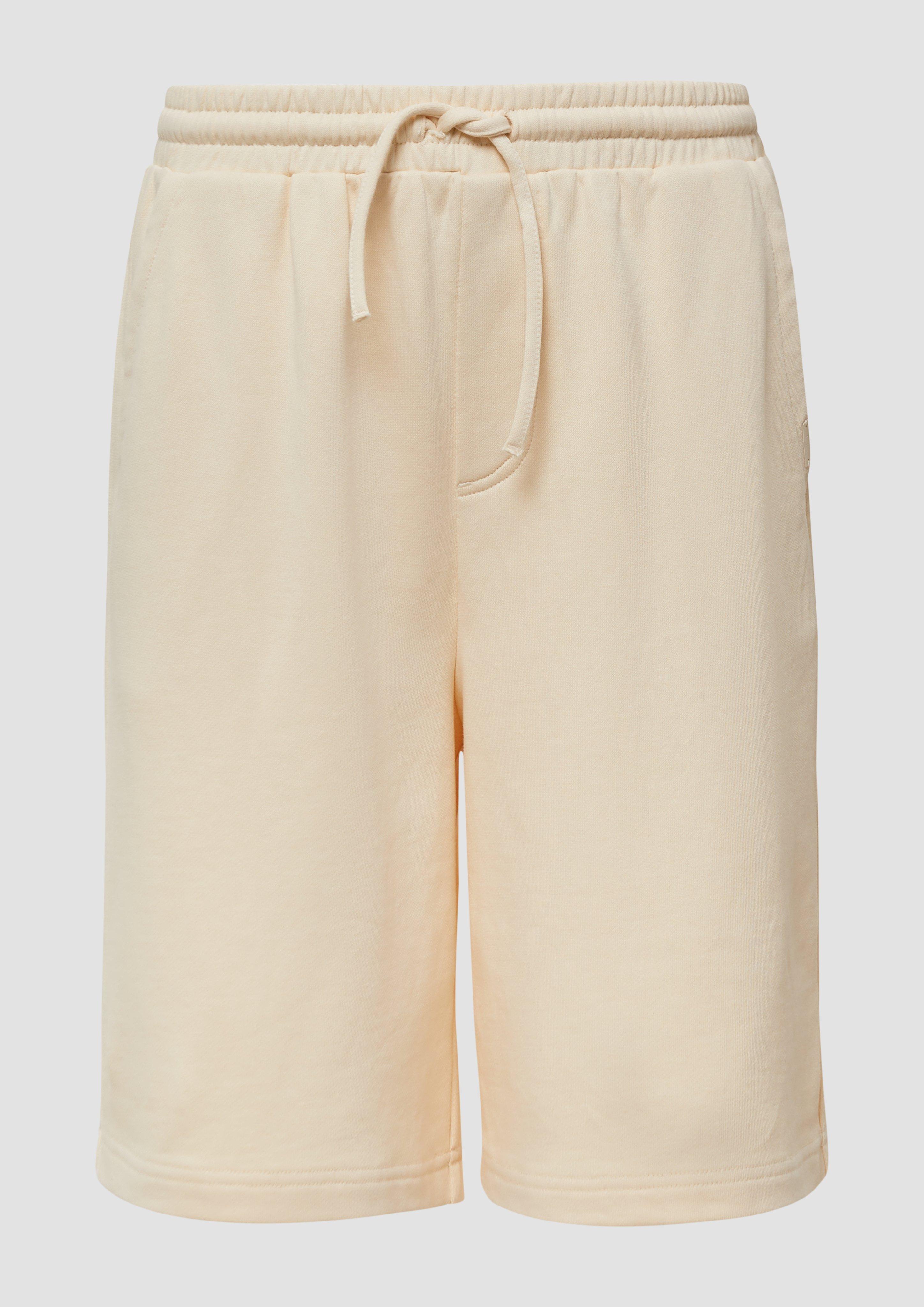 QS - Lässige Bermudashorts aus Sweat | QS x Vanessa Mai, Damen, creme