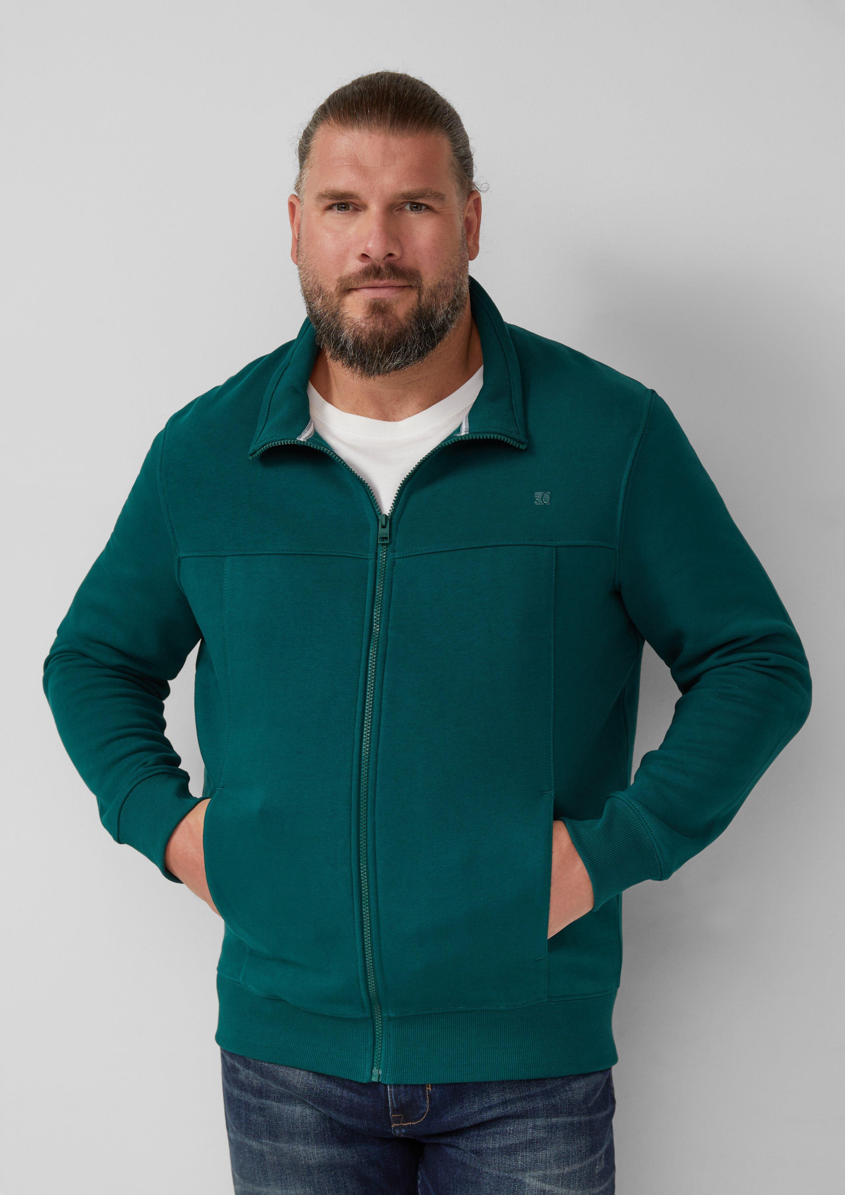 Sweatshirt jas in 7953 & 9000