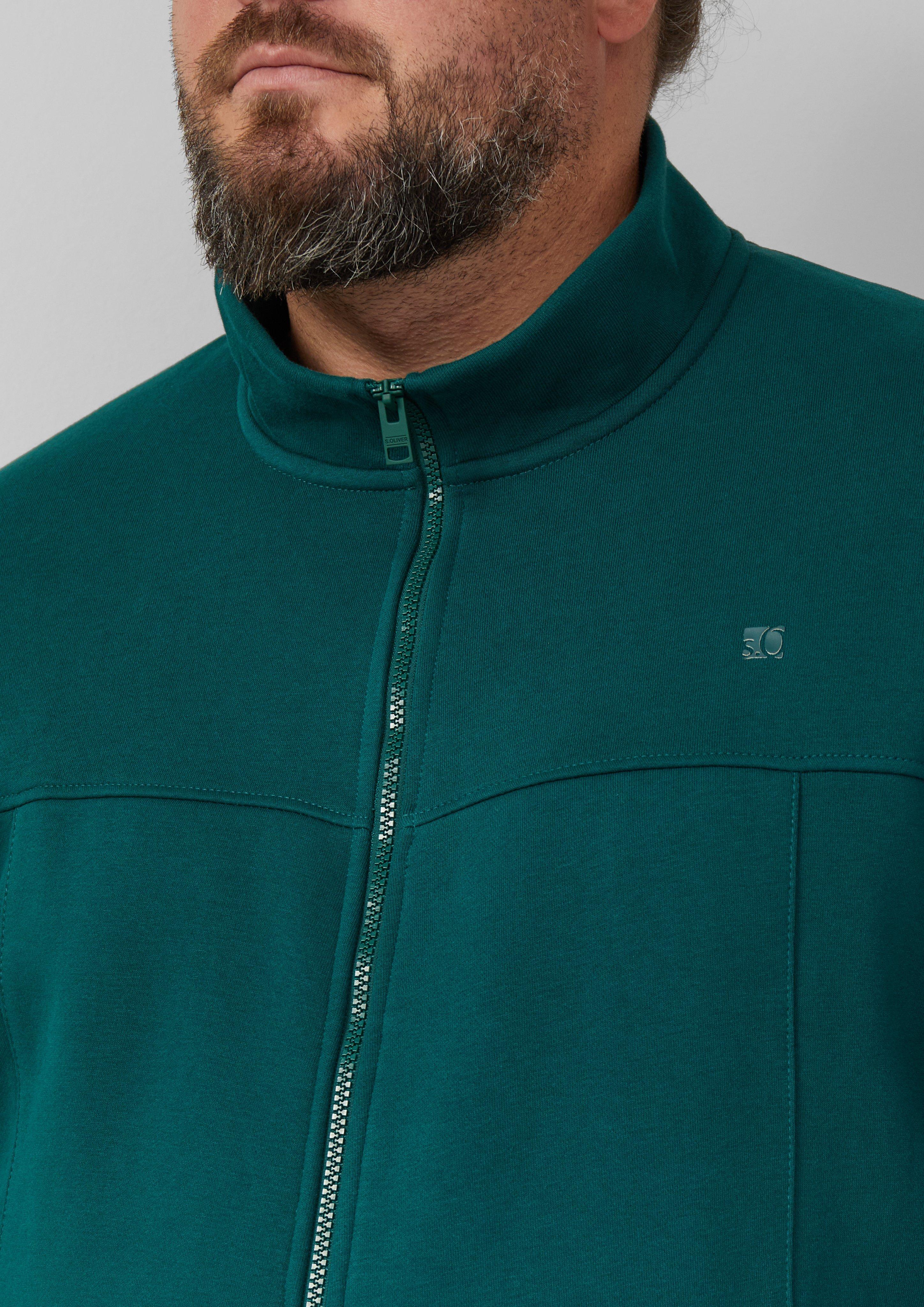 Sweatshirt jas in 7953 & 9000