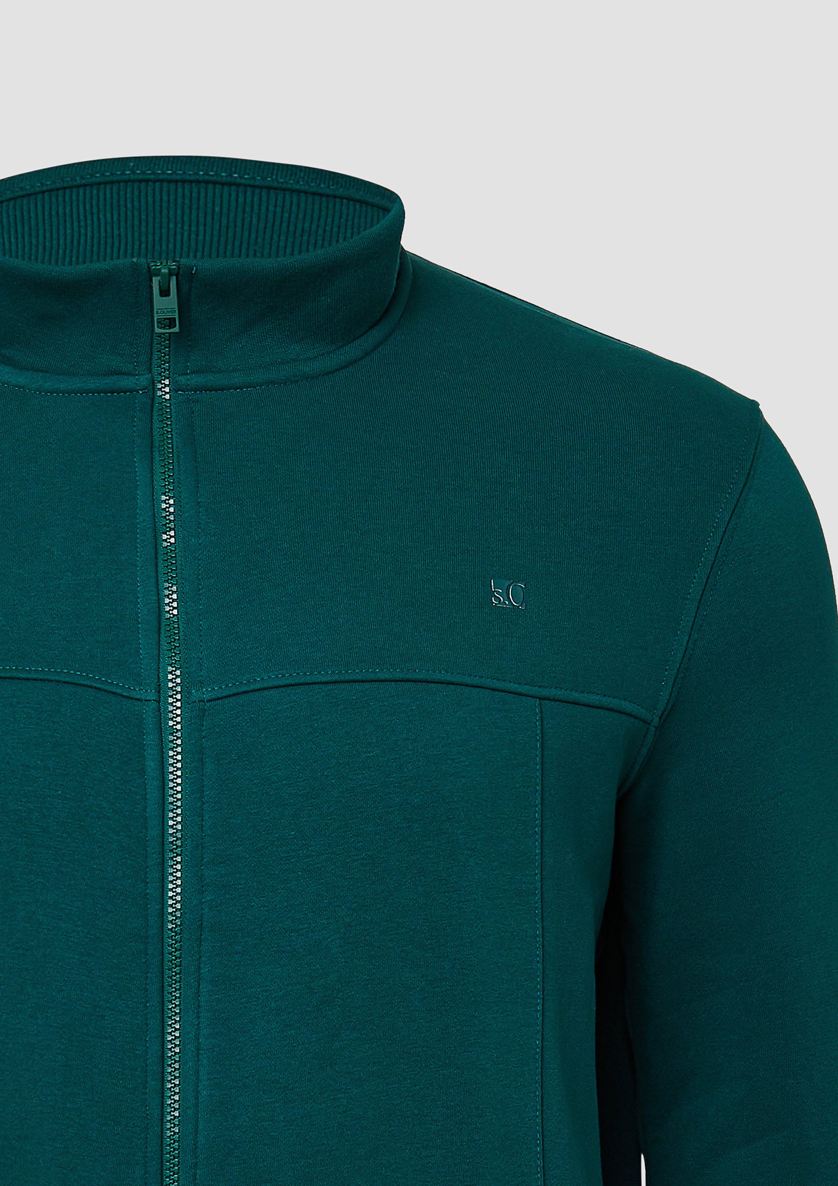 Sweatshirt jas in 7953 & 9000