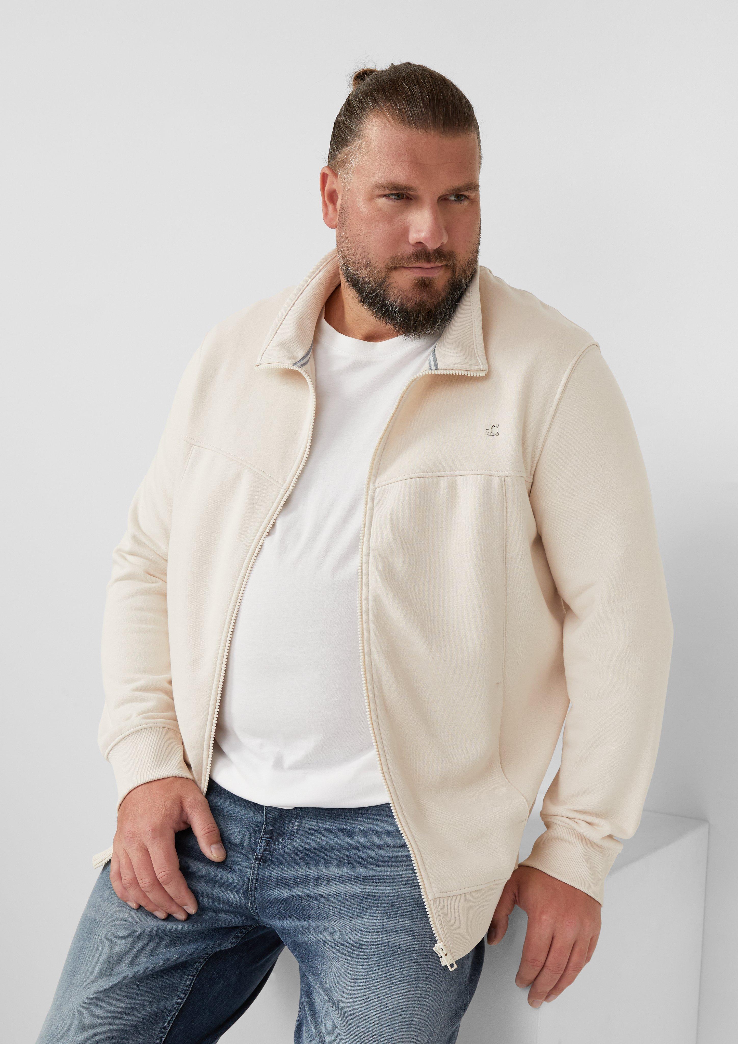 Sweatshirt Jacke in 9000 & 7953