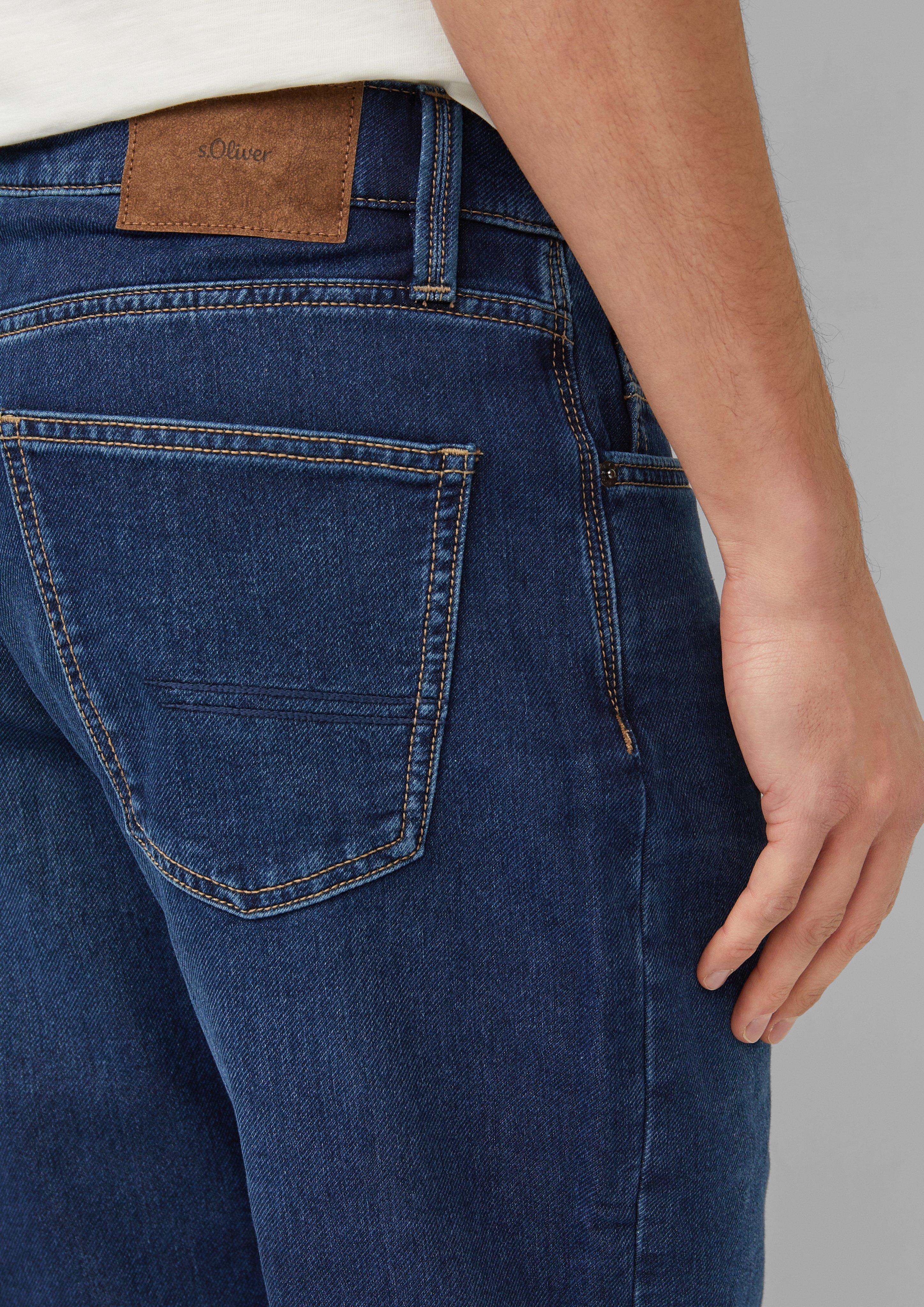 Jeans-Shorts / Regular Fit / Mid Rise / Sweat-Denim