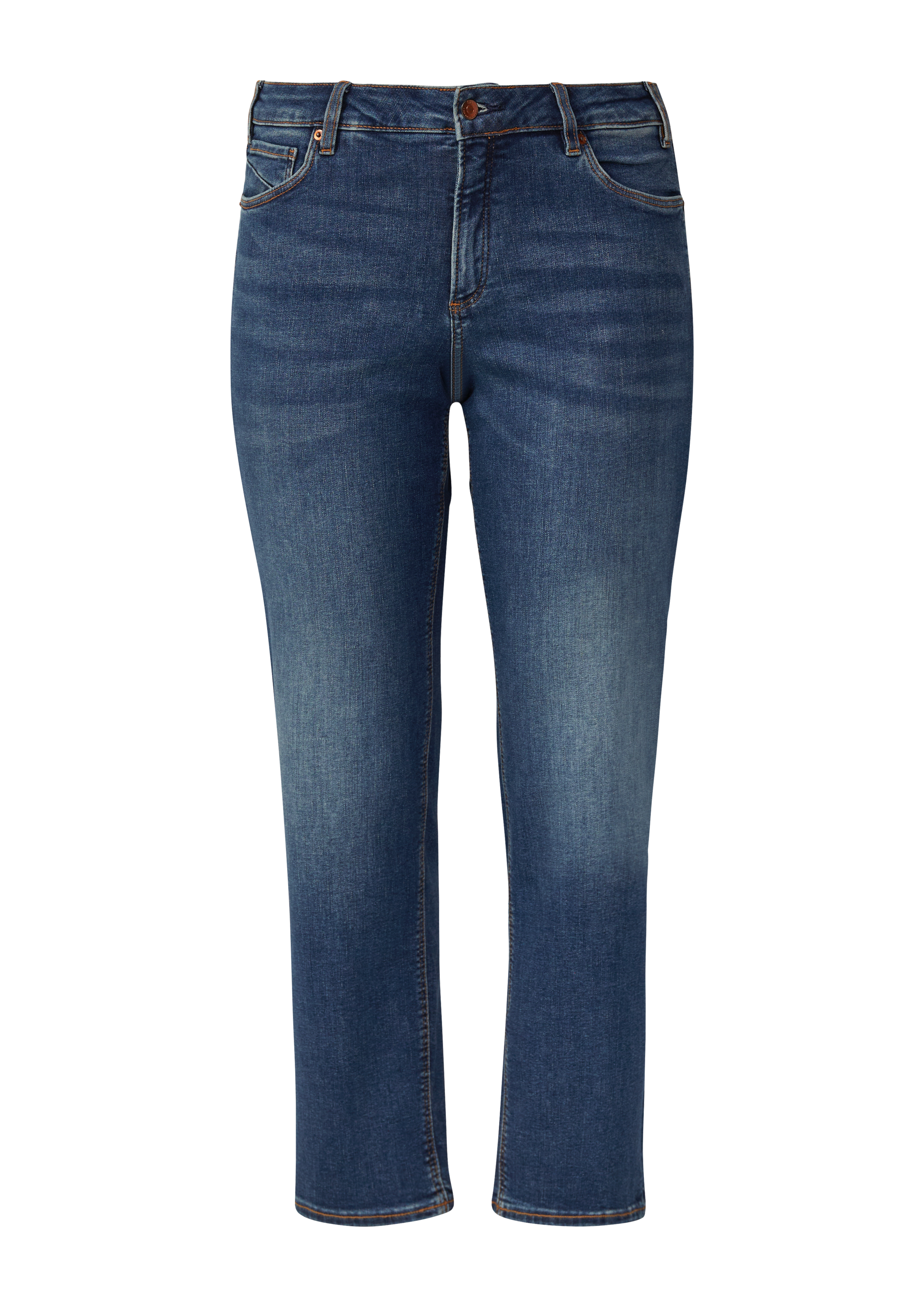Jeans / slim fit / mid rise / rechte pijp