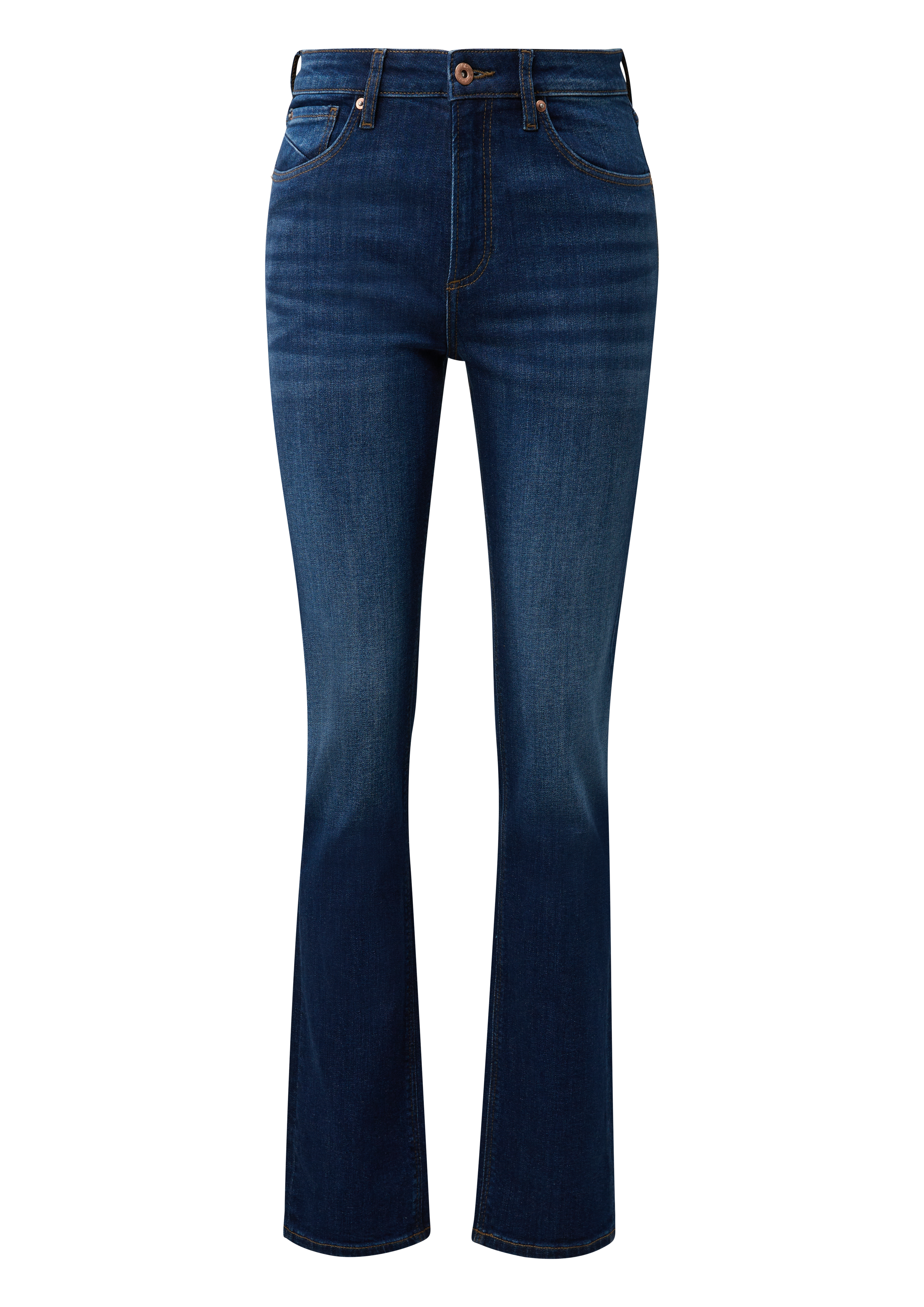 Catie jeans / slim fit / hoog model / rechte pijp