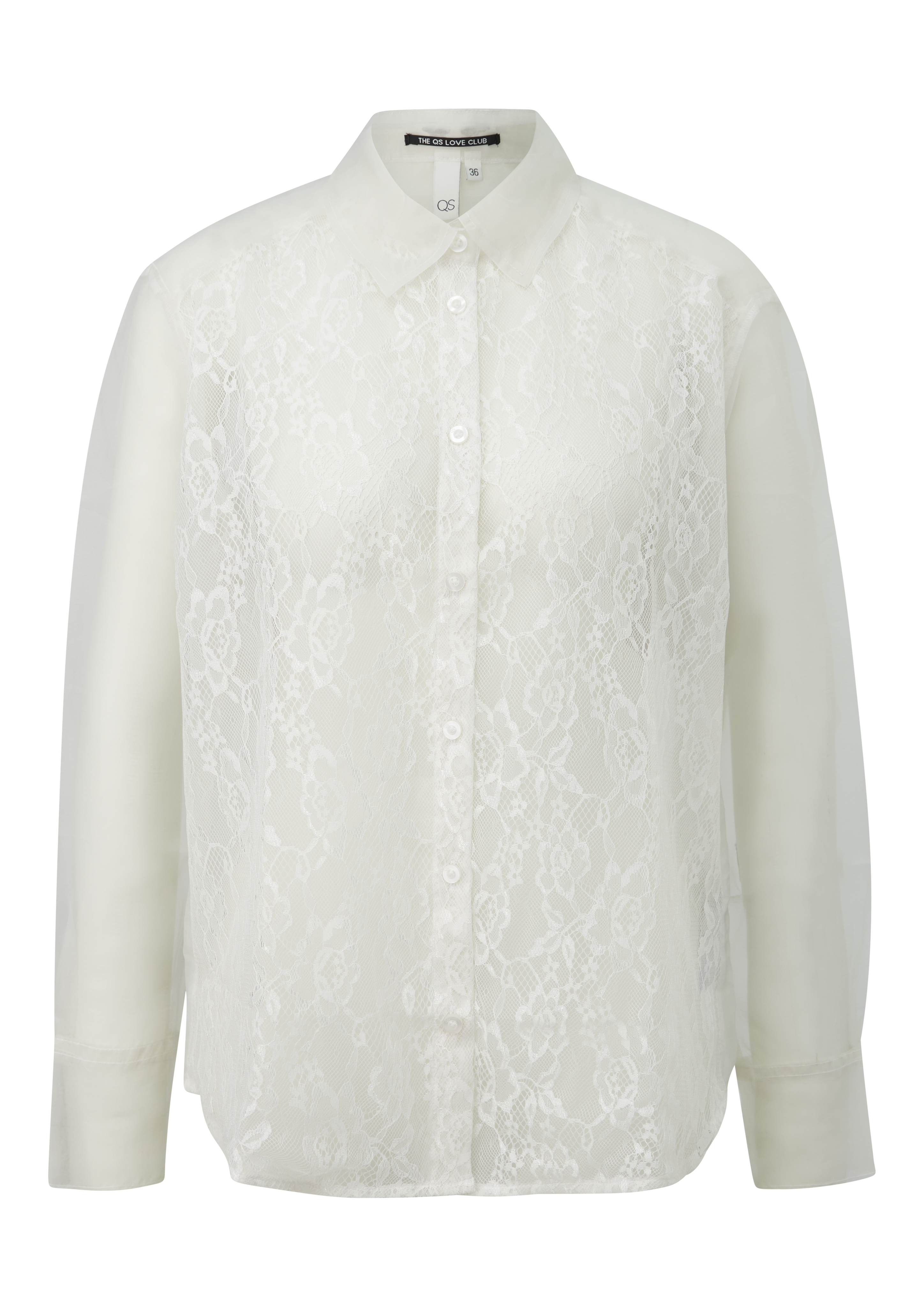 Transparante blouse