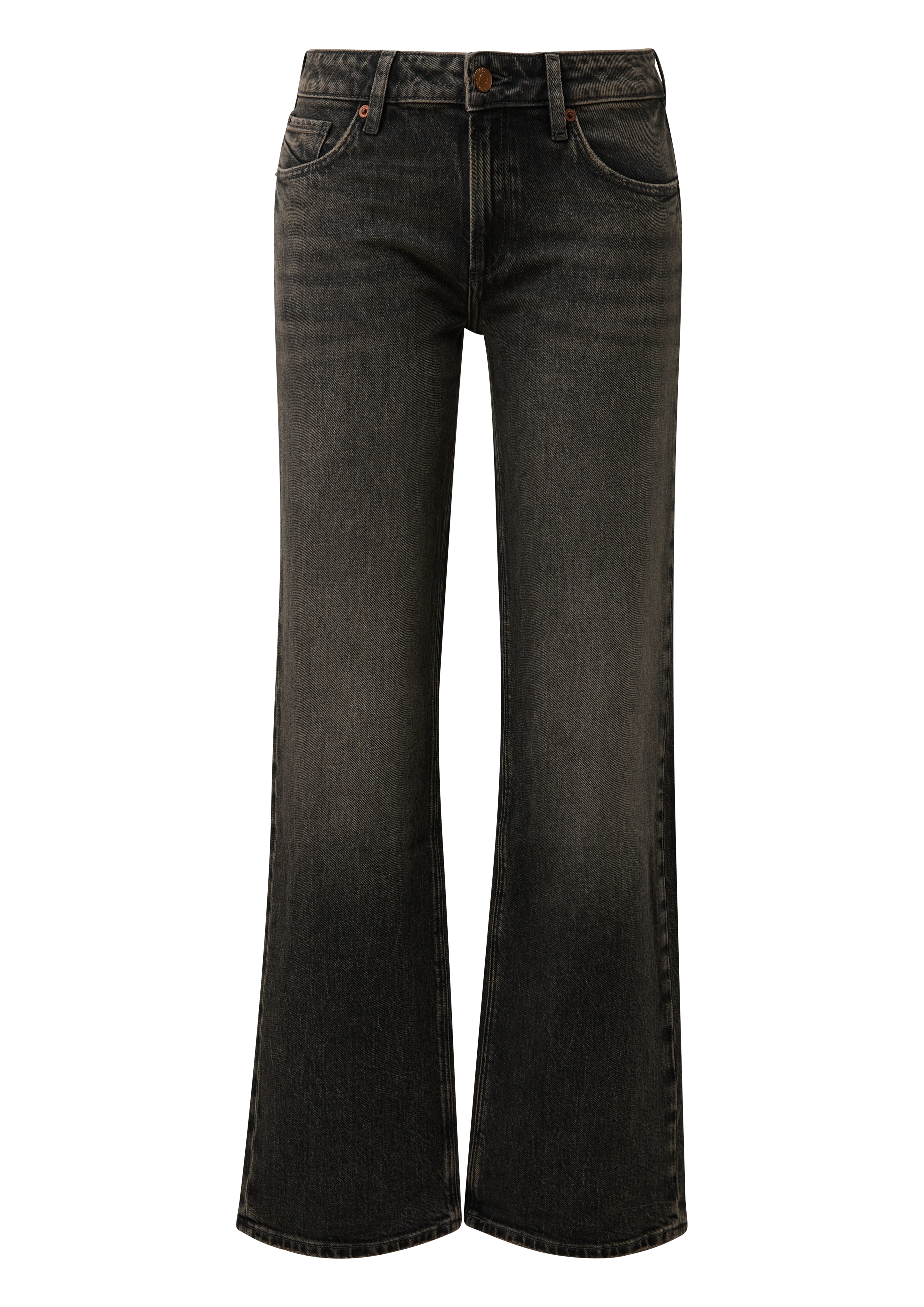 Jeans Catie/Middenwijdte/Brede pijpen