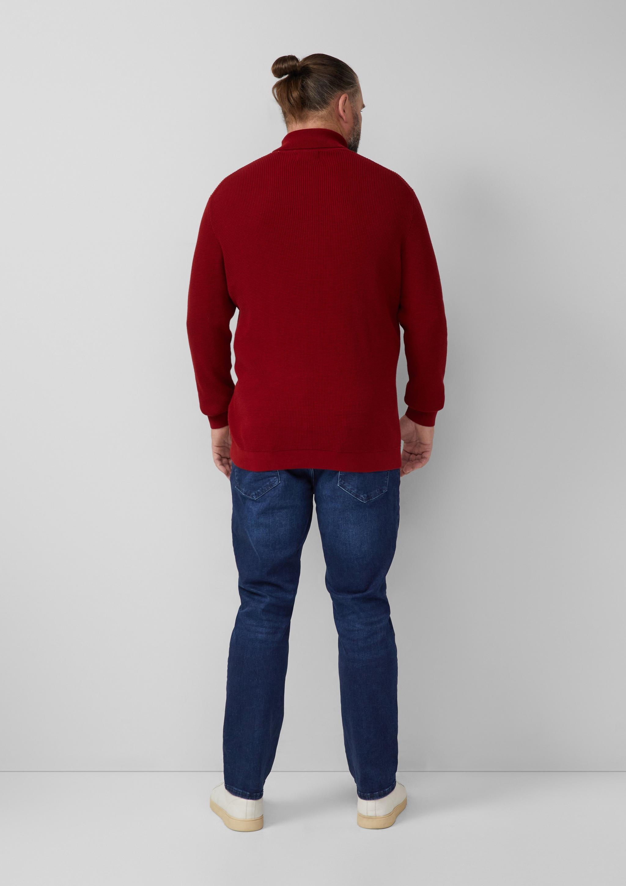 Hommes Pull en tricot en rouge de s.Oliver Men Big Sizes