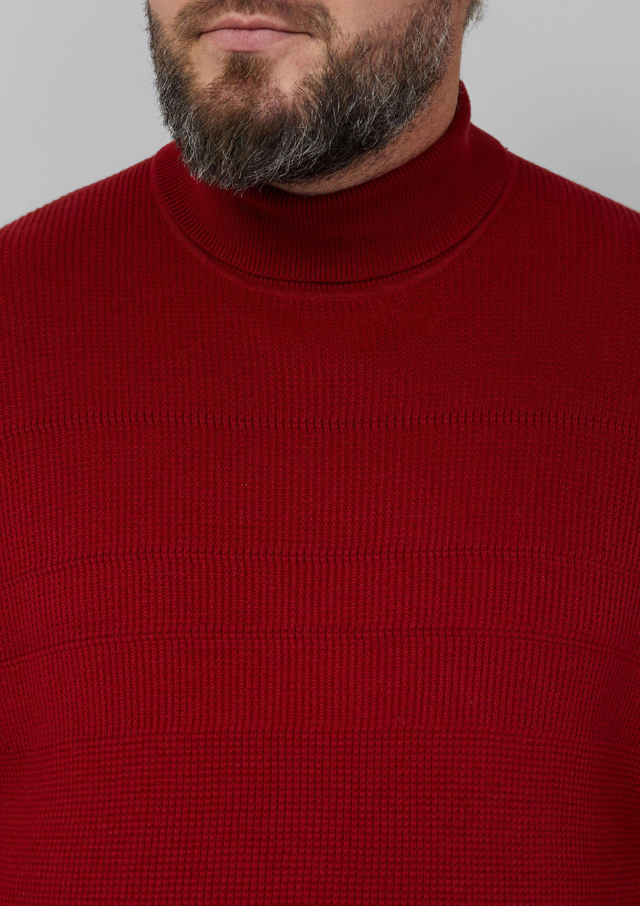 Hommes Pull en tricot en rouge de s.Oliver Men Big Sizes