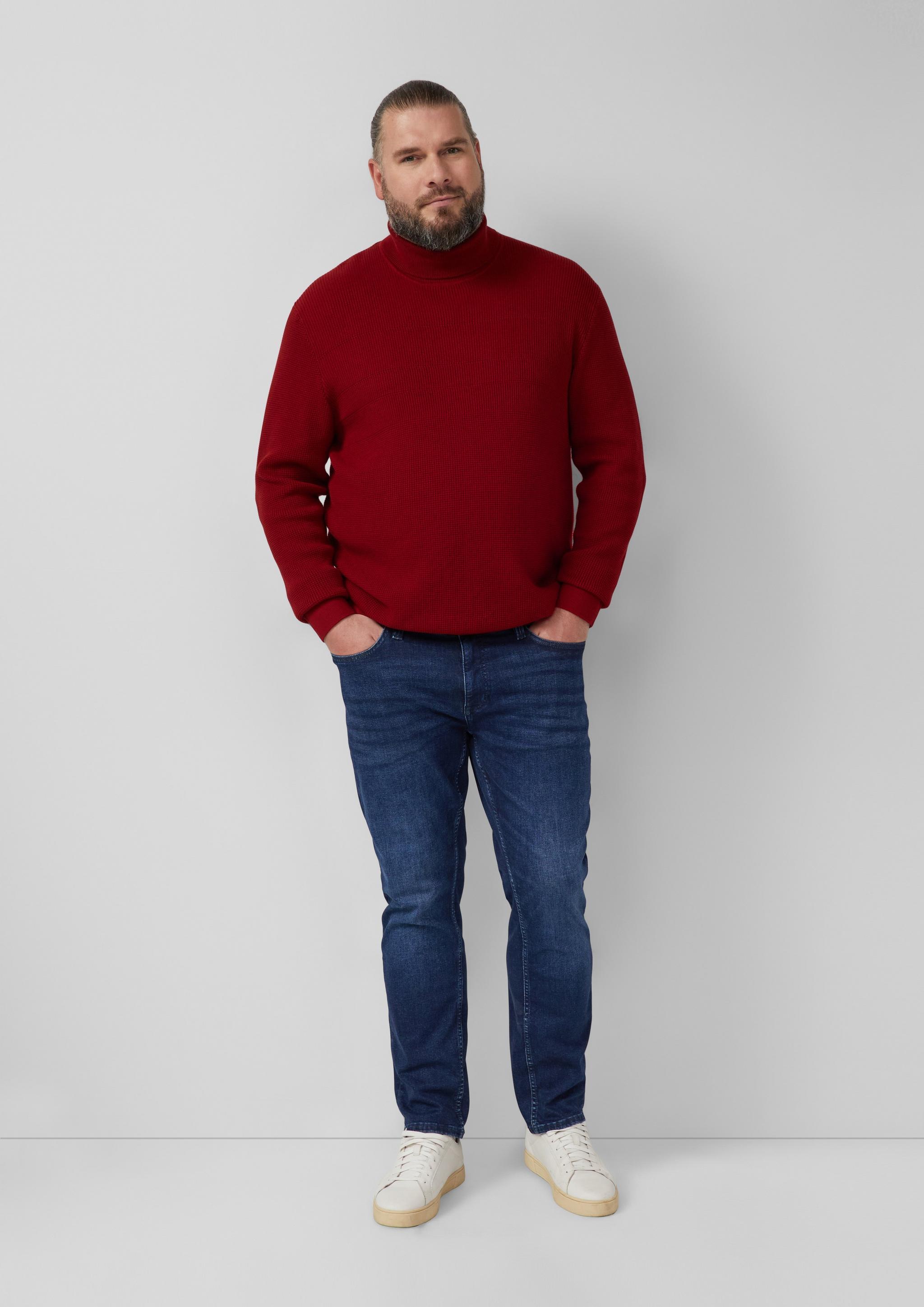 Hommes Pull en tricot en rouge de s.Oliver Men Big Sizes