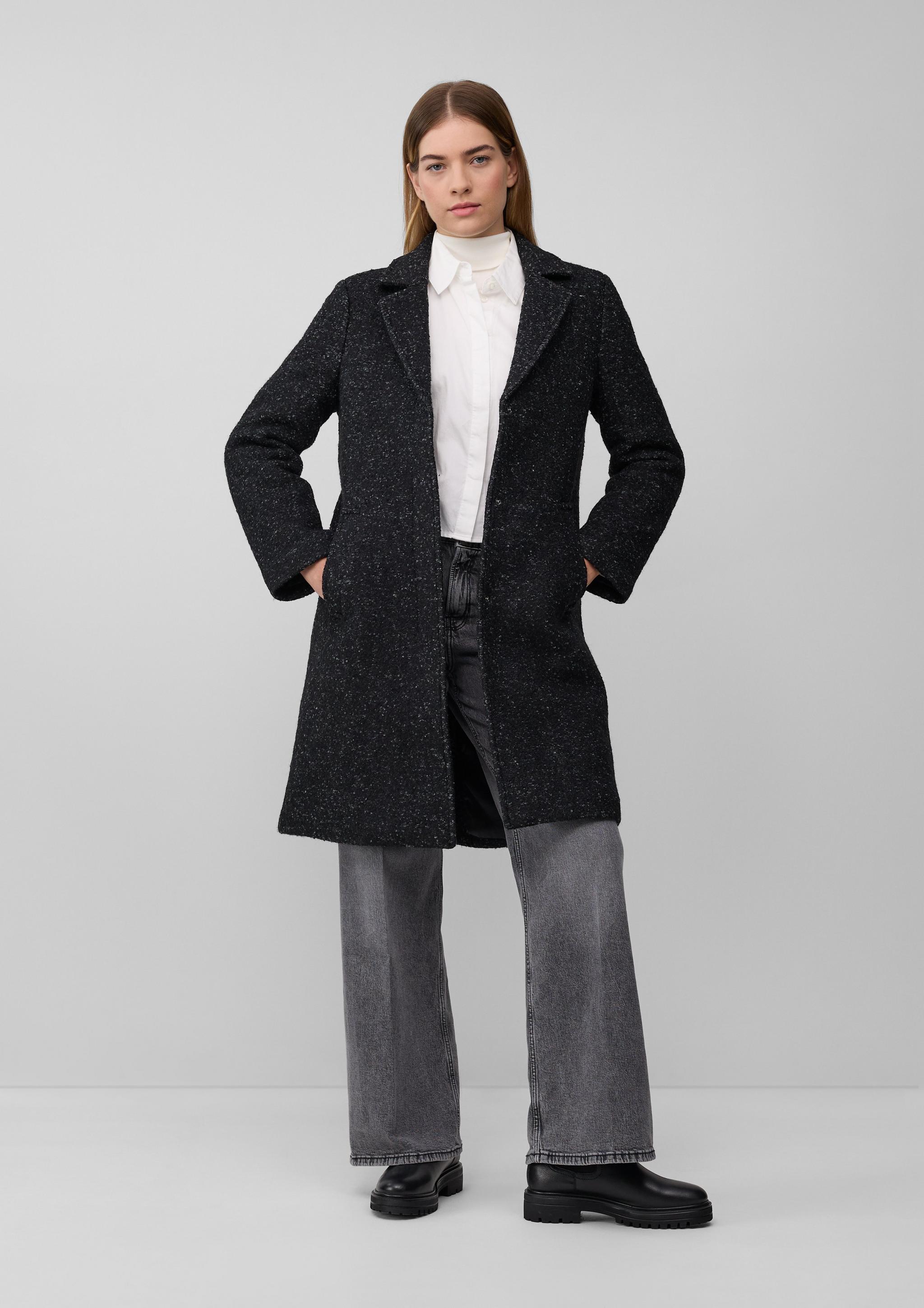 Women Outdoor coat in black by s.Oliver
