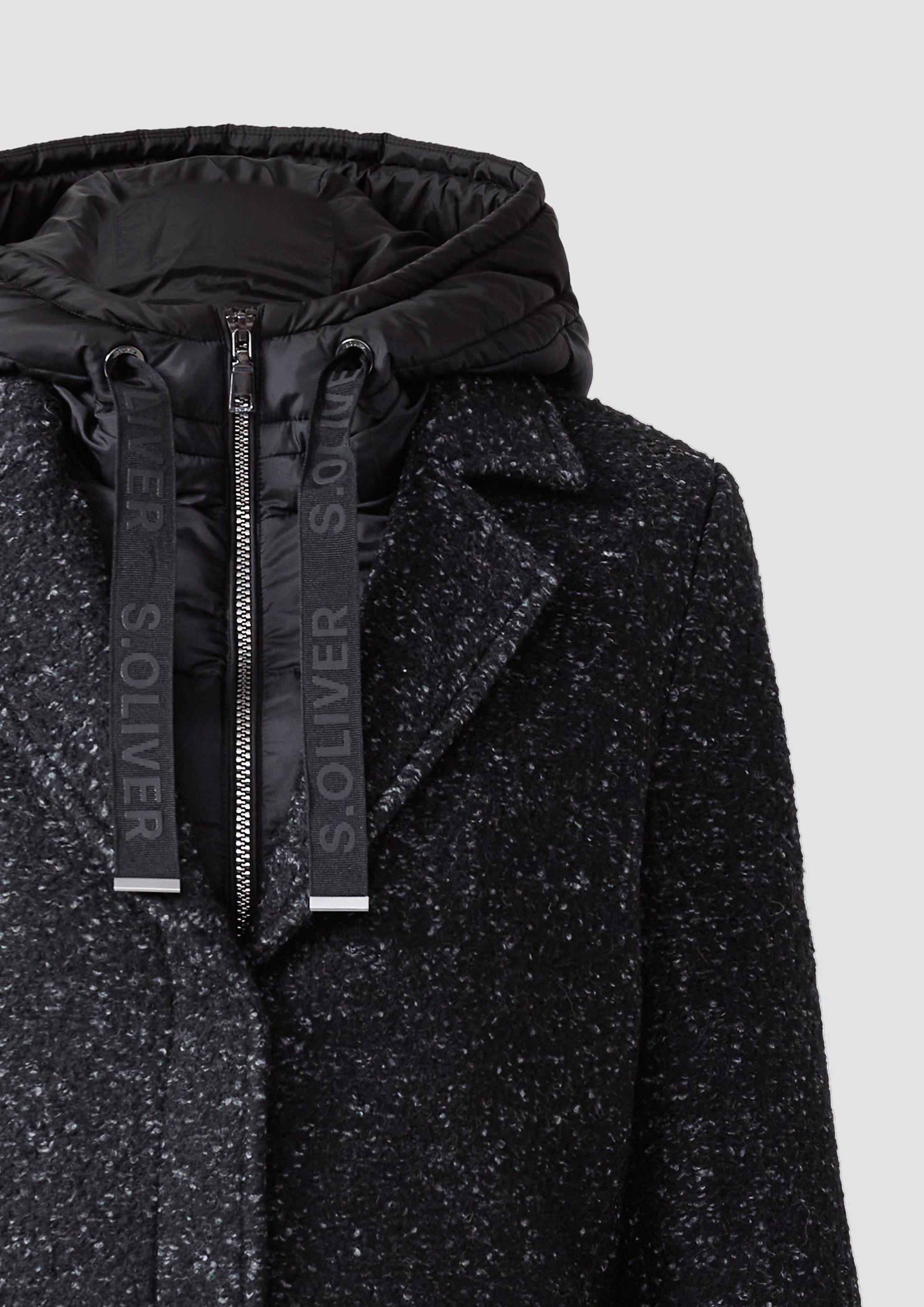 Women Outdoor coat in black by s.Oliver