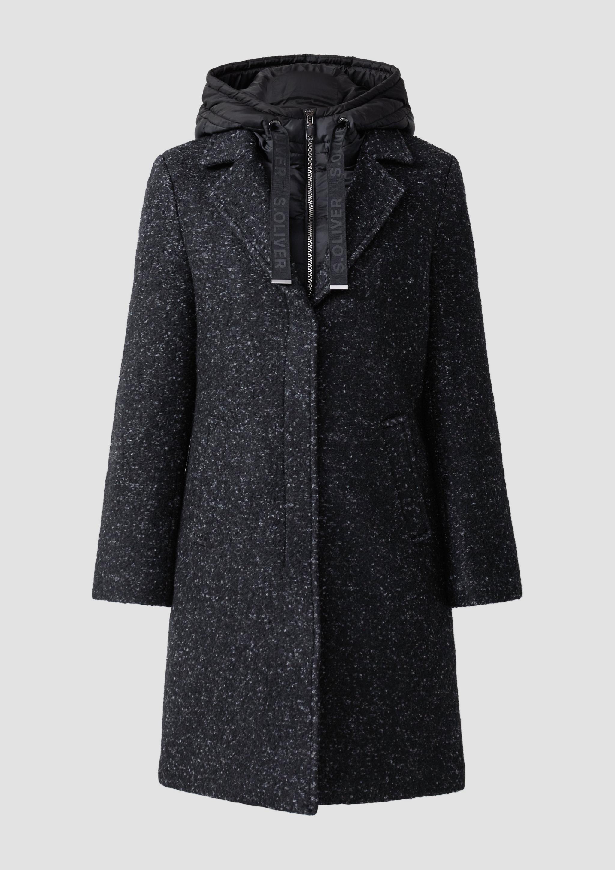 Women Outdoor coat in black by s.Oliver