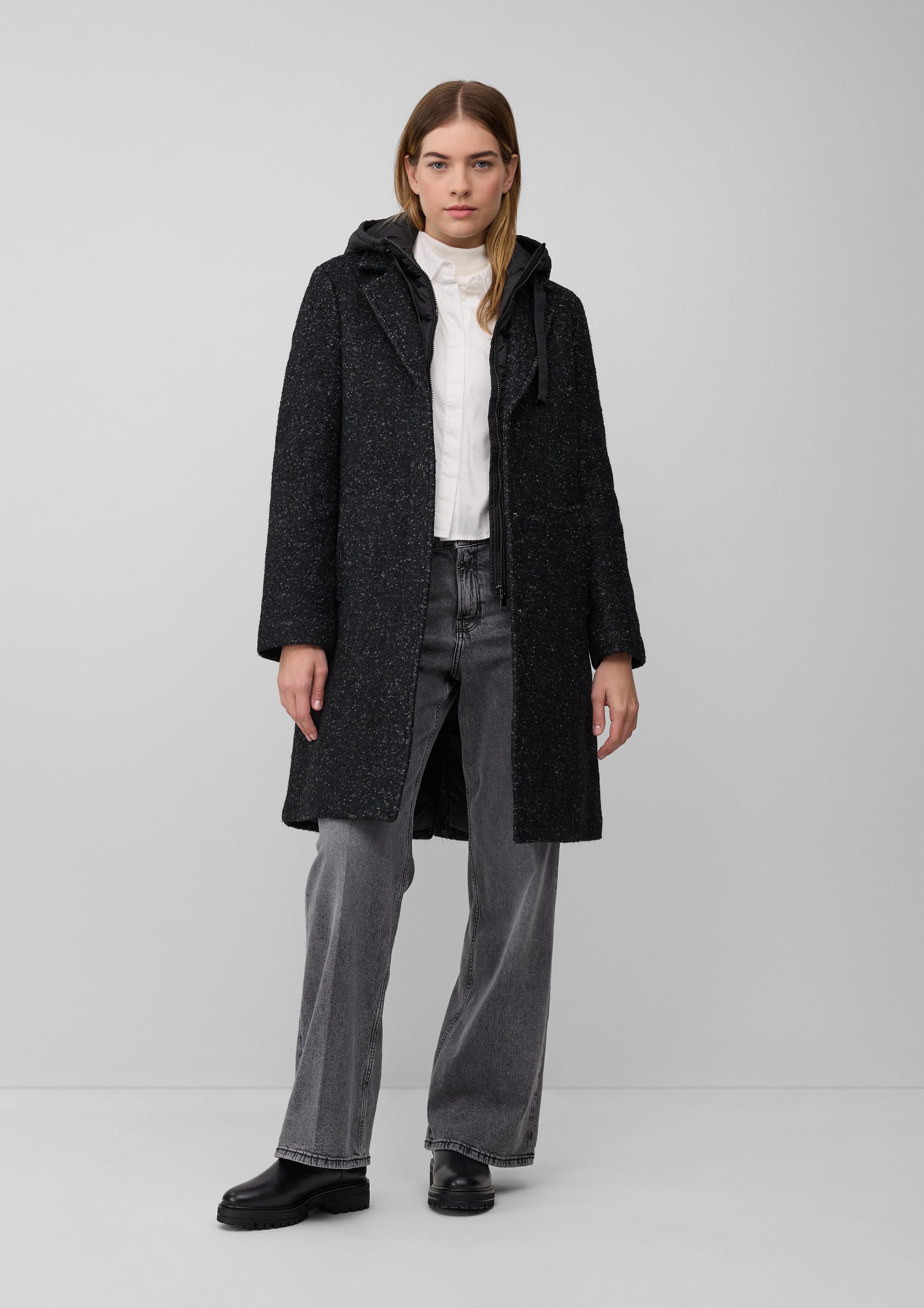Women Outdoor coat in black by s.Oliver