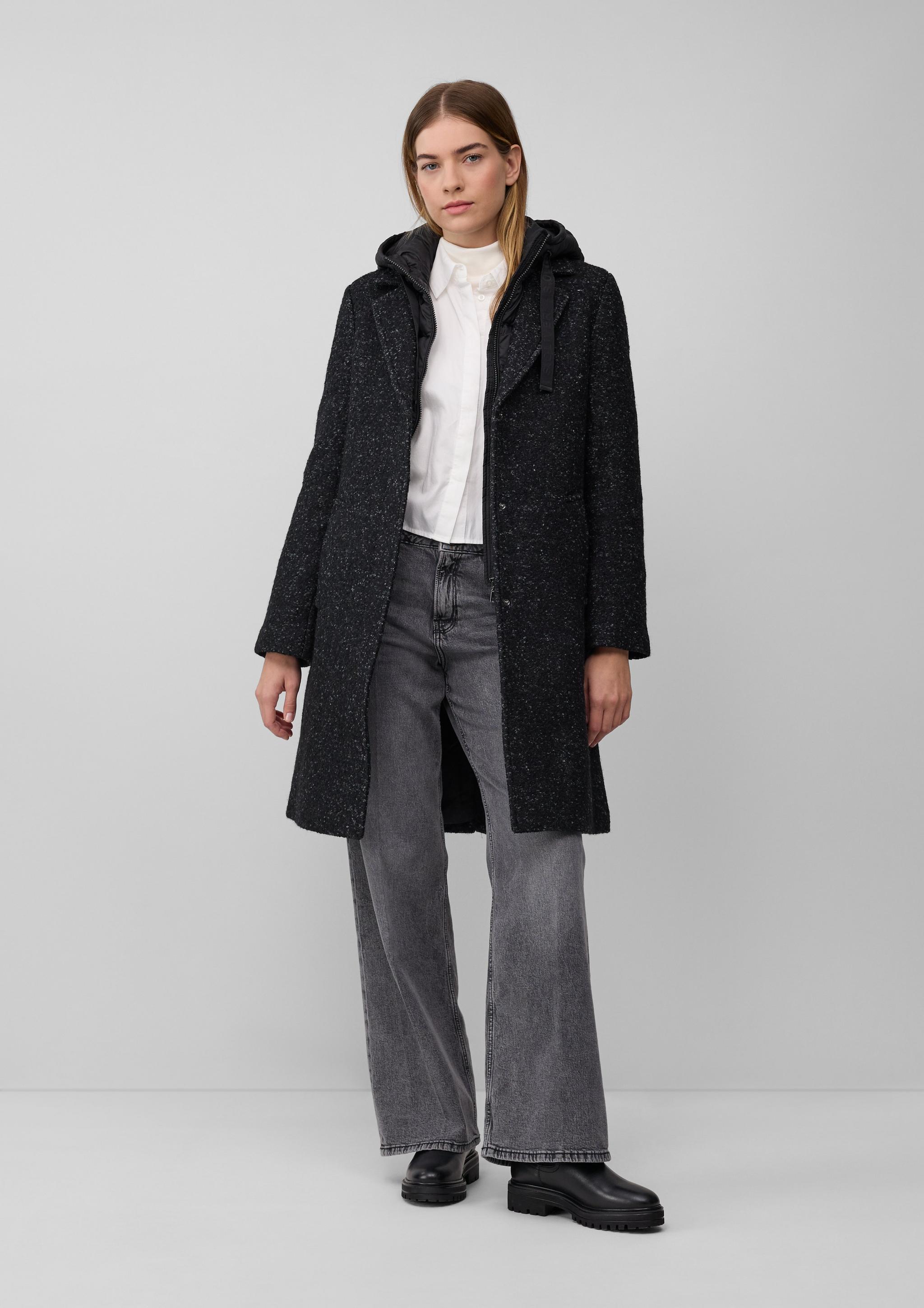 Women Outdoor coat in black by s.Oliver