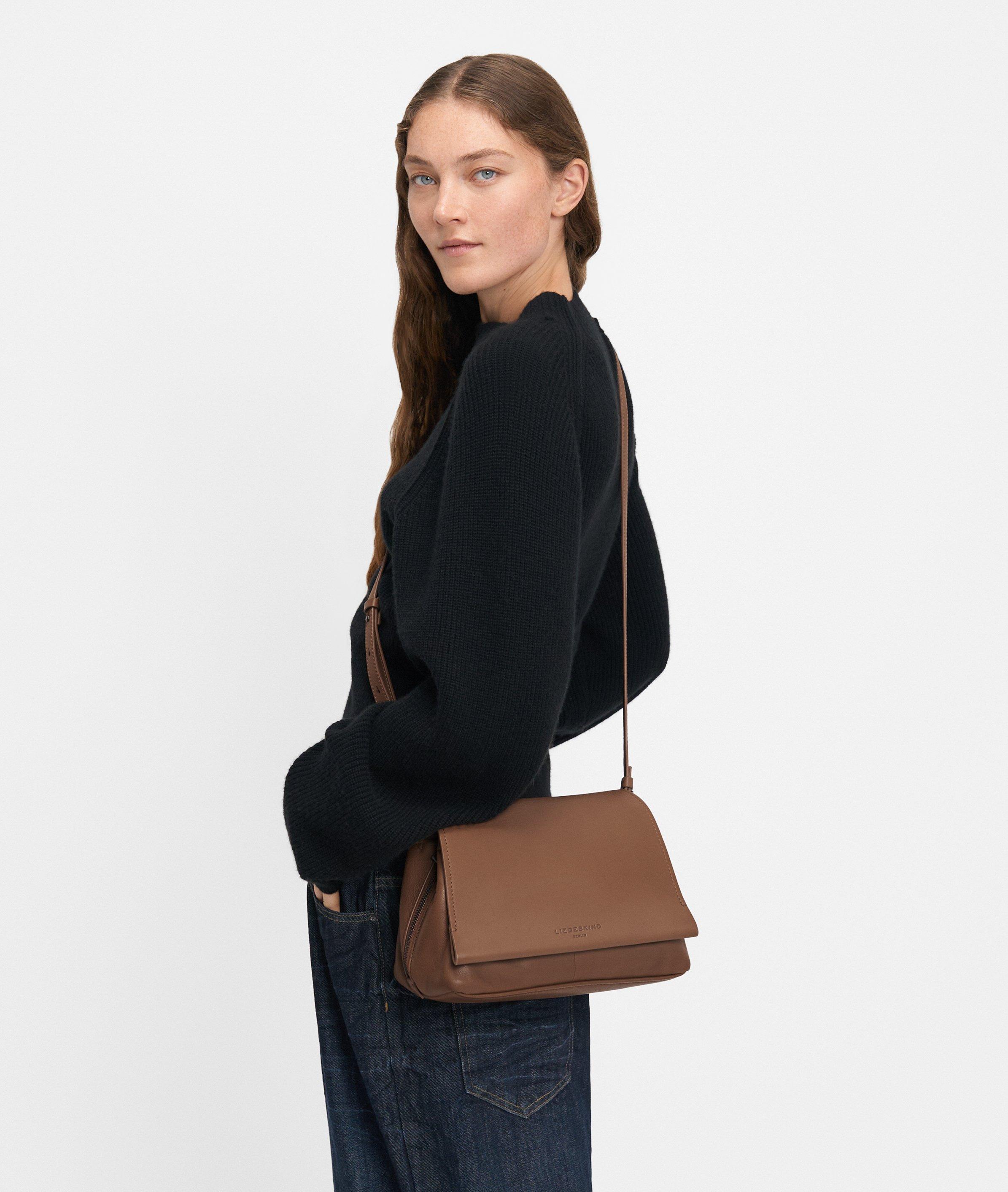 Hera tas M in bruin, bruin & zwart