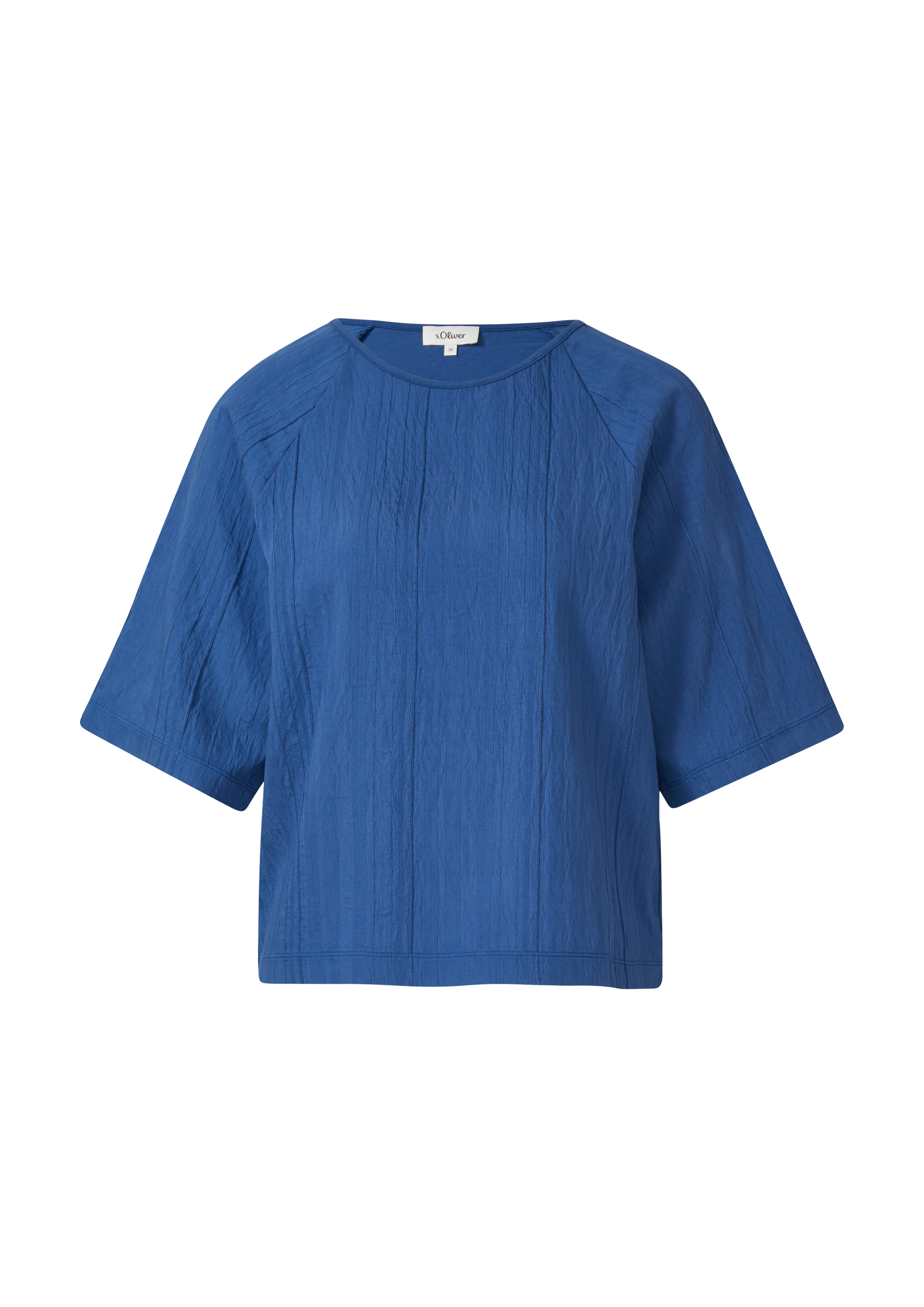 Shirtbluse im Fabricmix