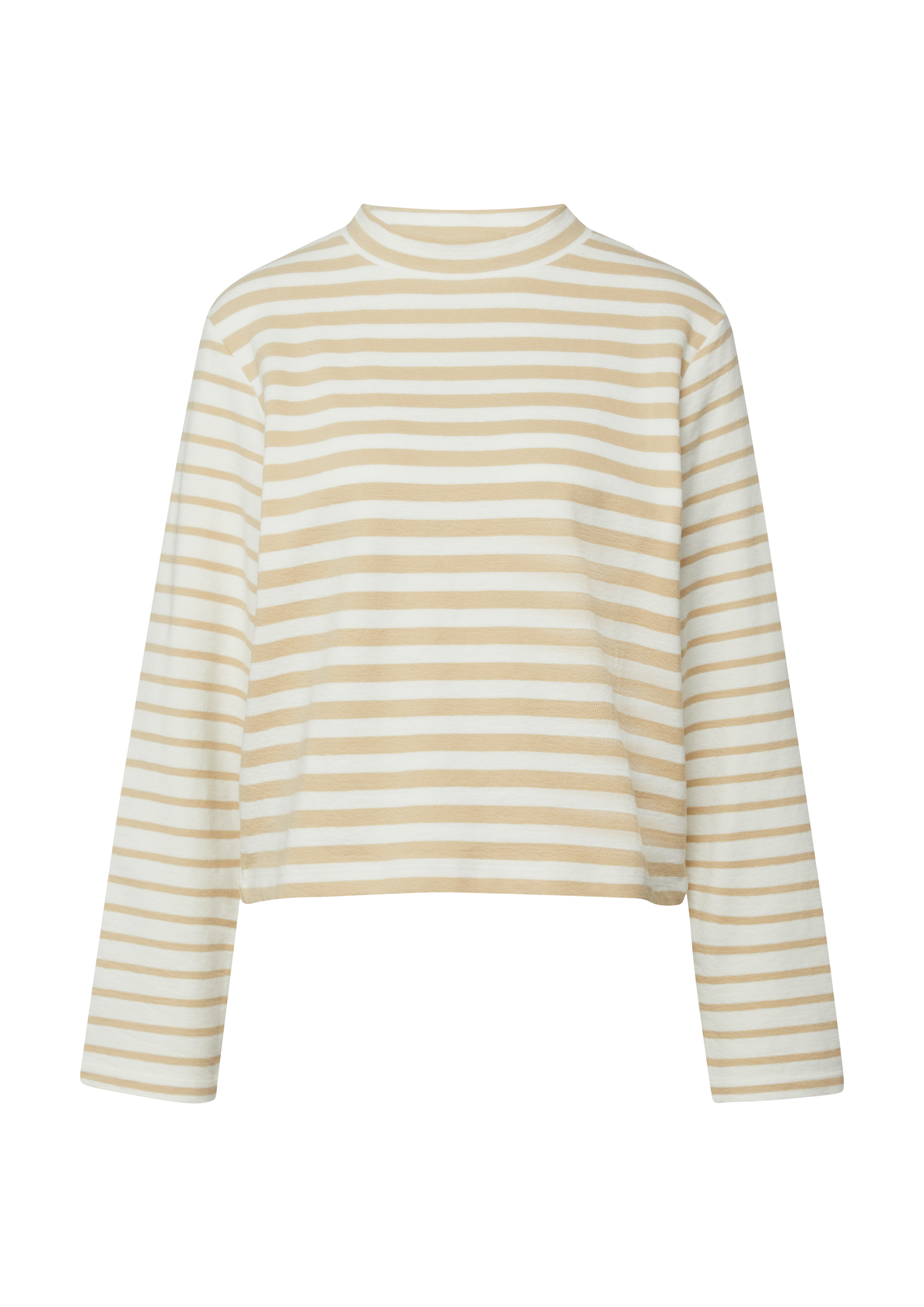 Gestreiftes Jersey-Sweatshirt mit Rundhalsausschnitt