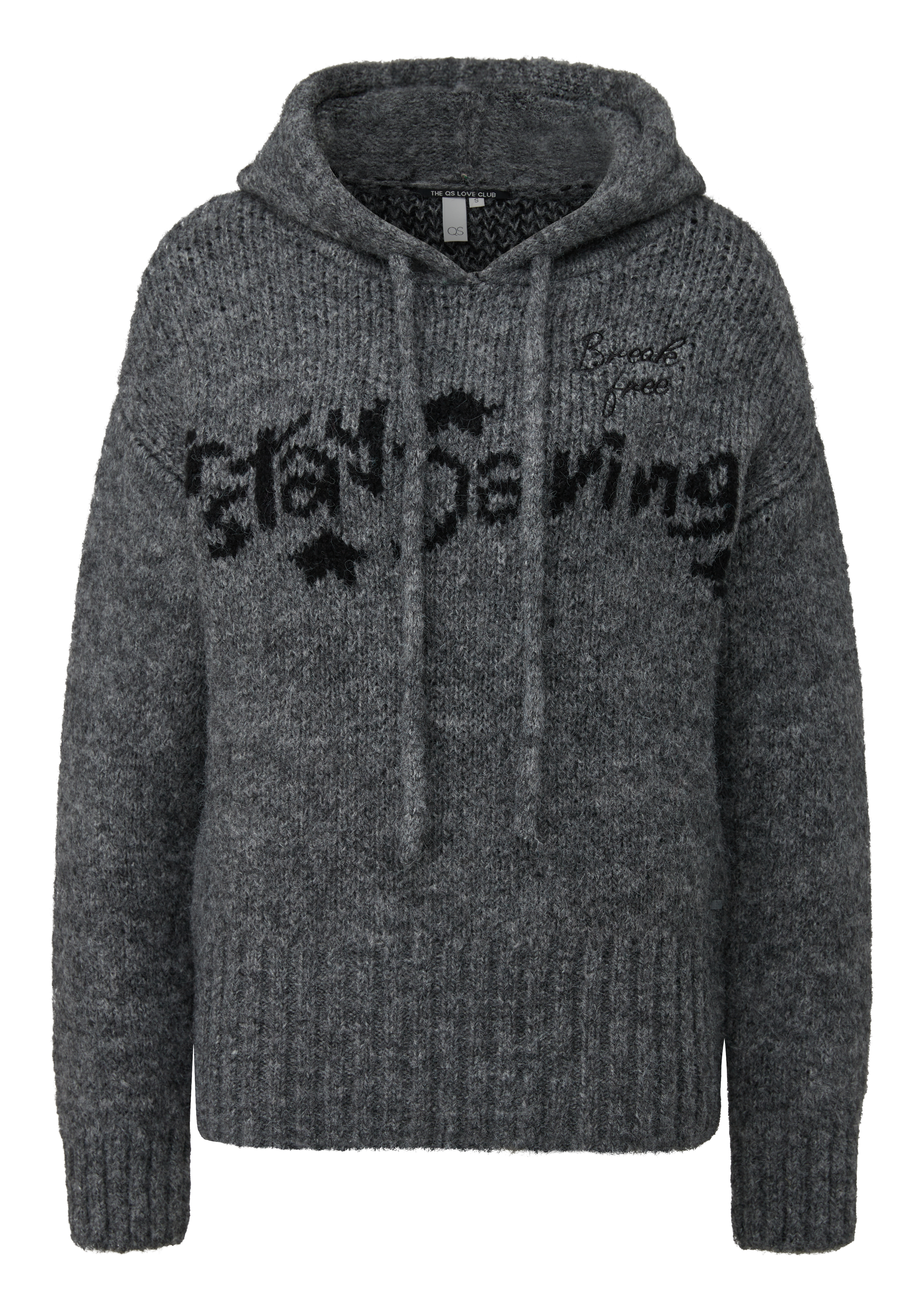 Gebreide hoodie