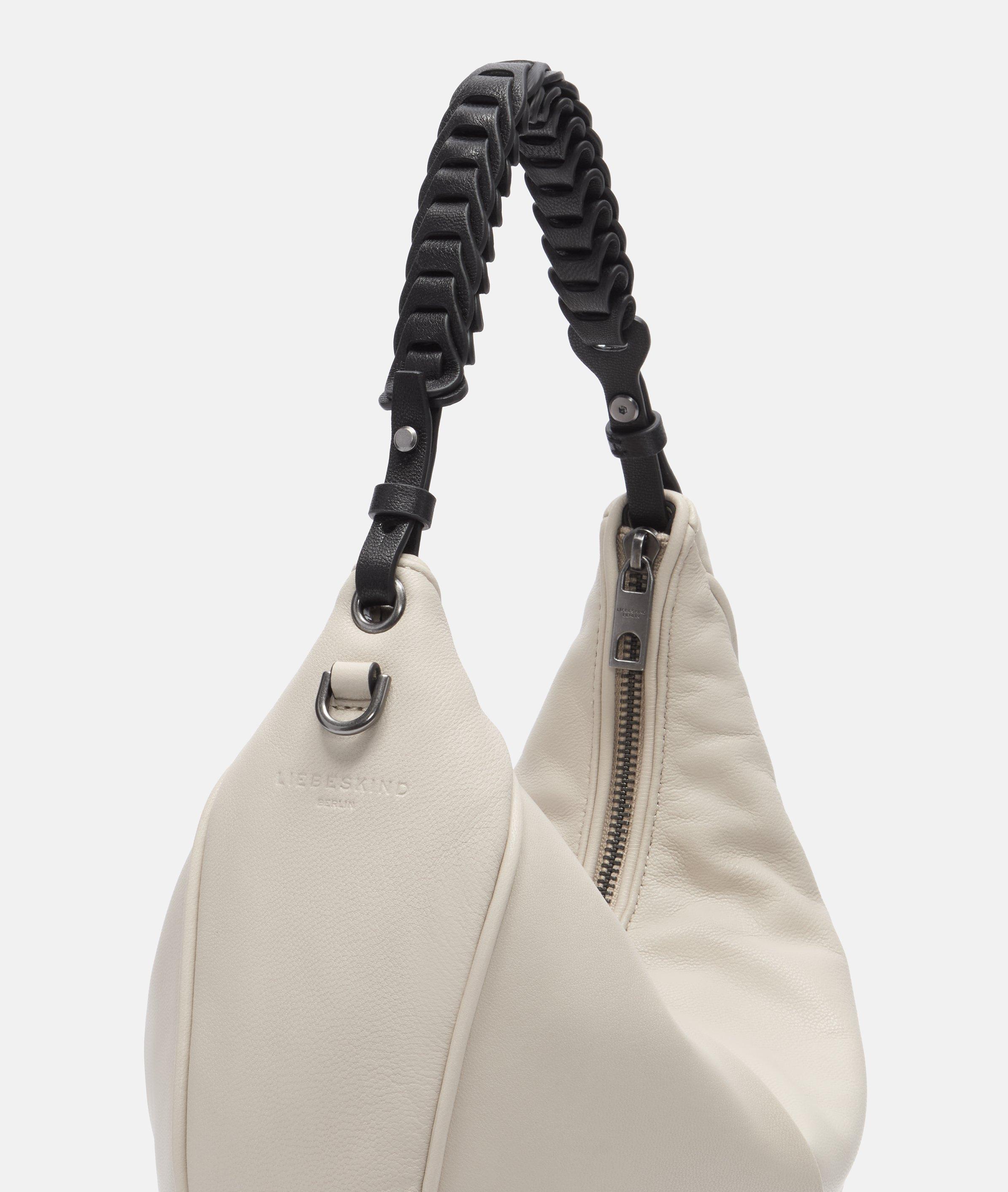 Luna Hobo S in creme, schwarz & braun