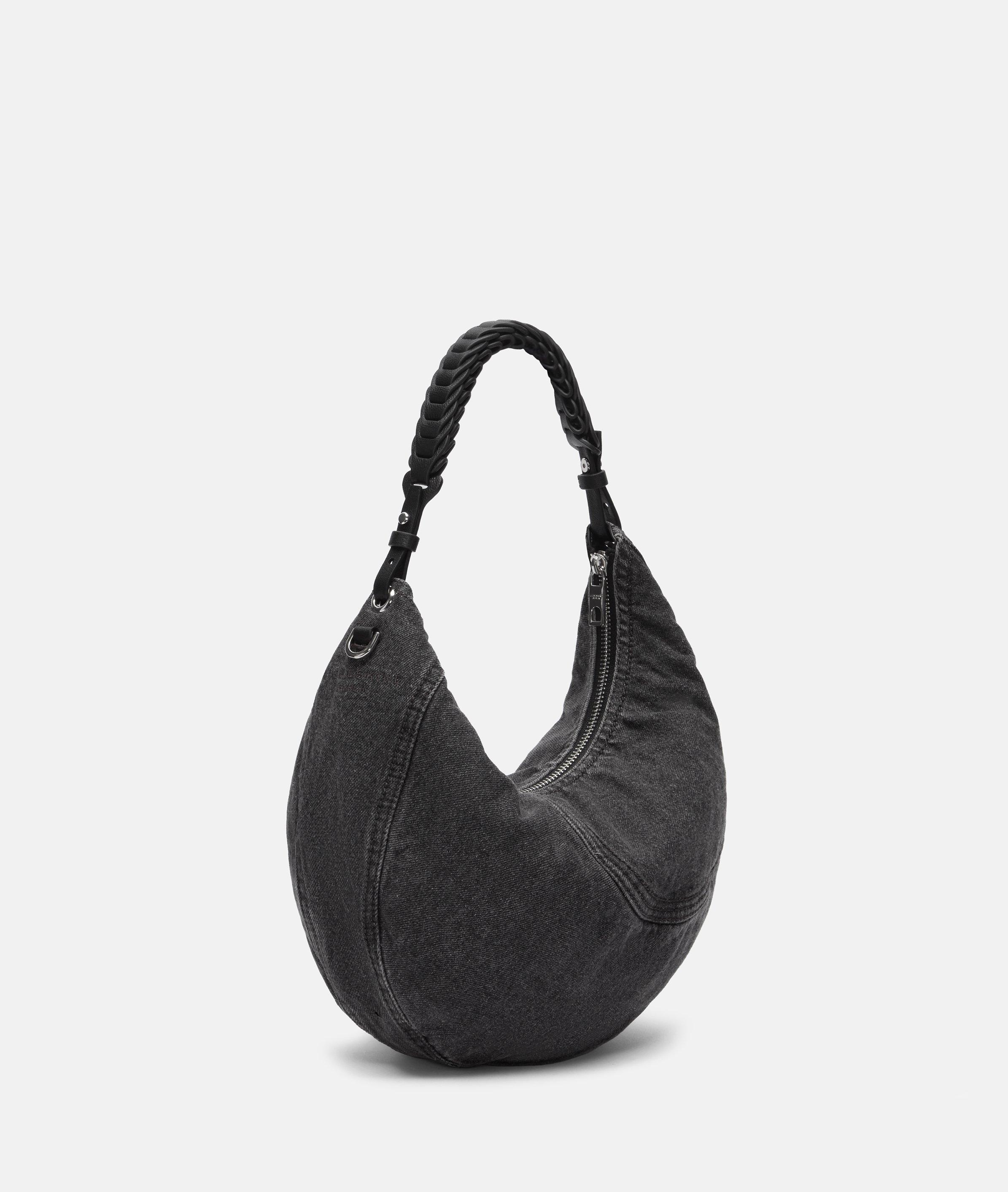 Denim Luna Hobo S in schwarz, beige & blau