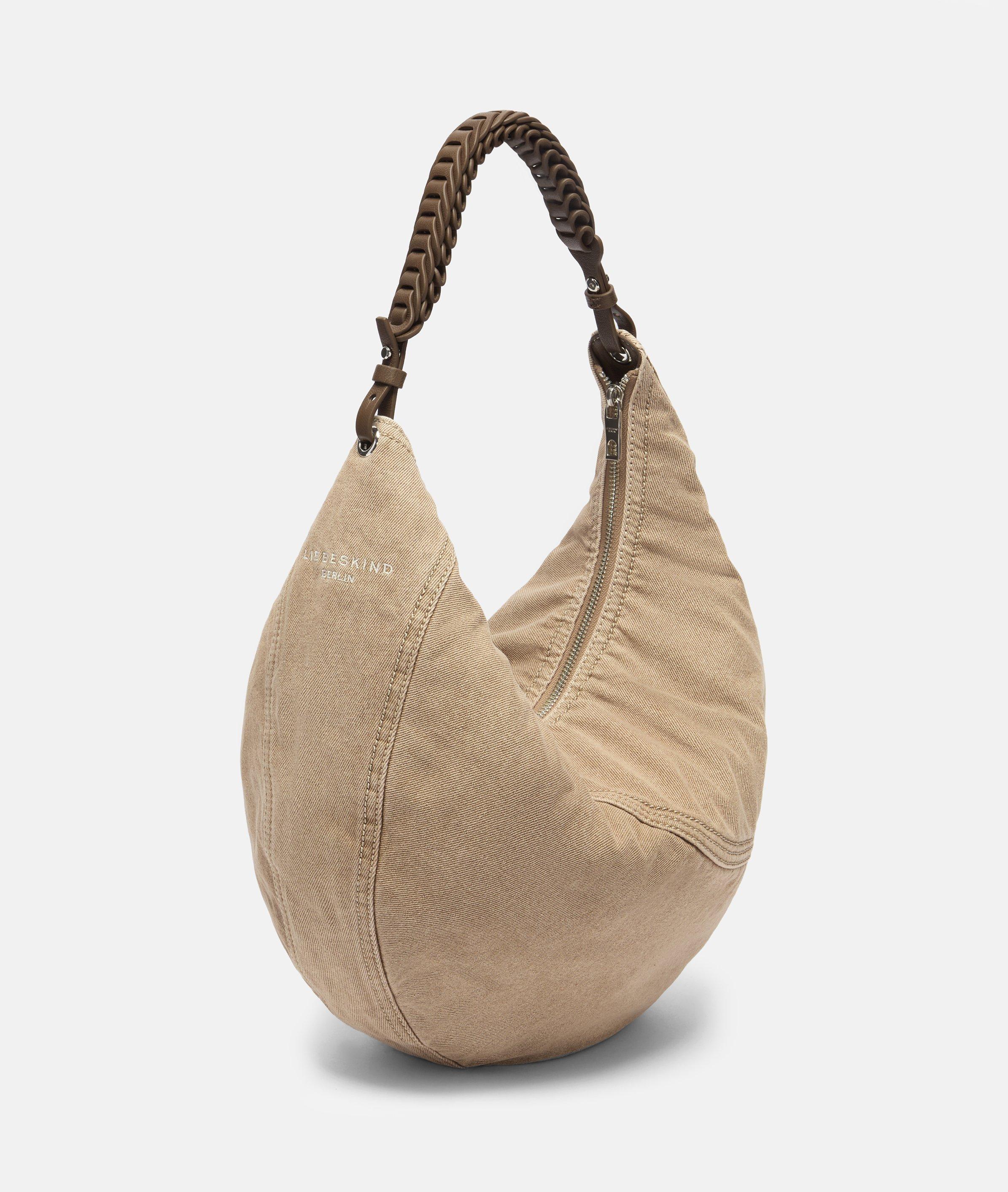 Denim Luna Hobo M in beige, blau & schwarz